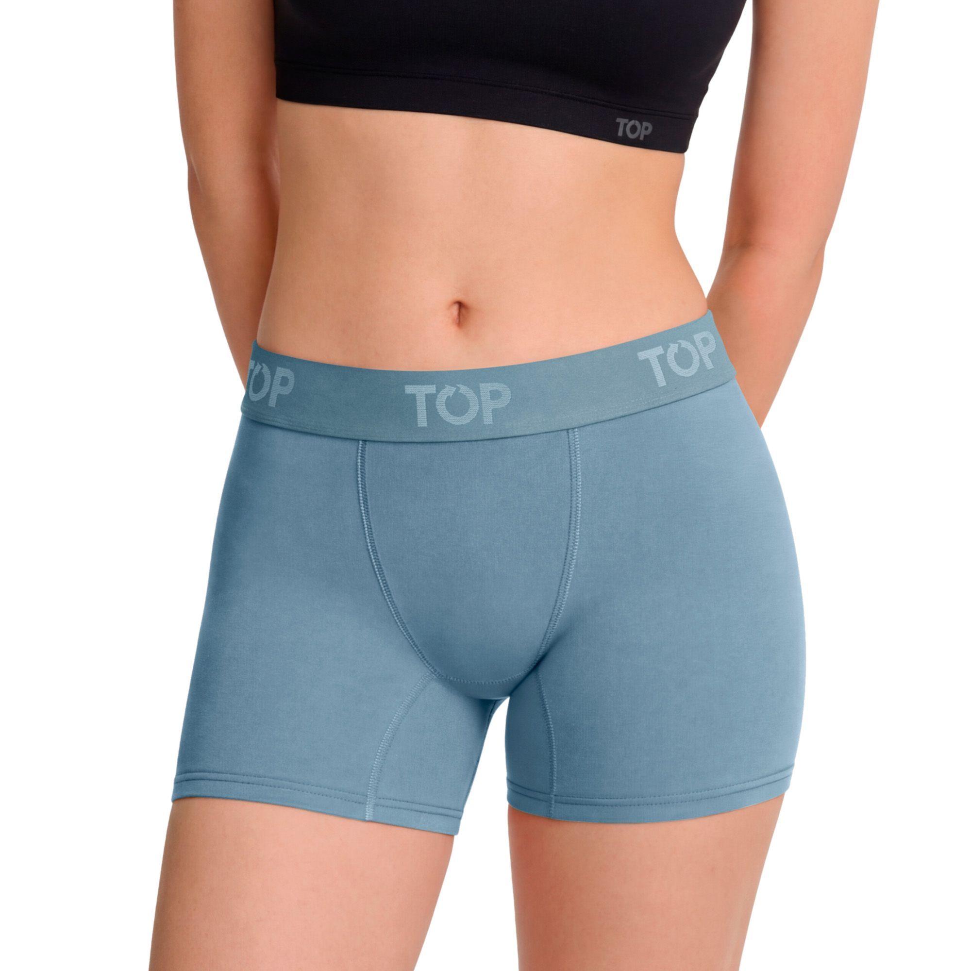 Bóxer Mujer Medio Algodón Pack 5 C6 Top-6