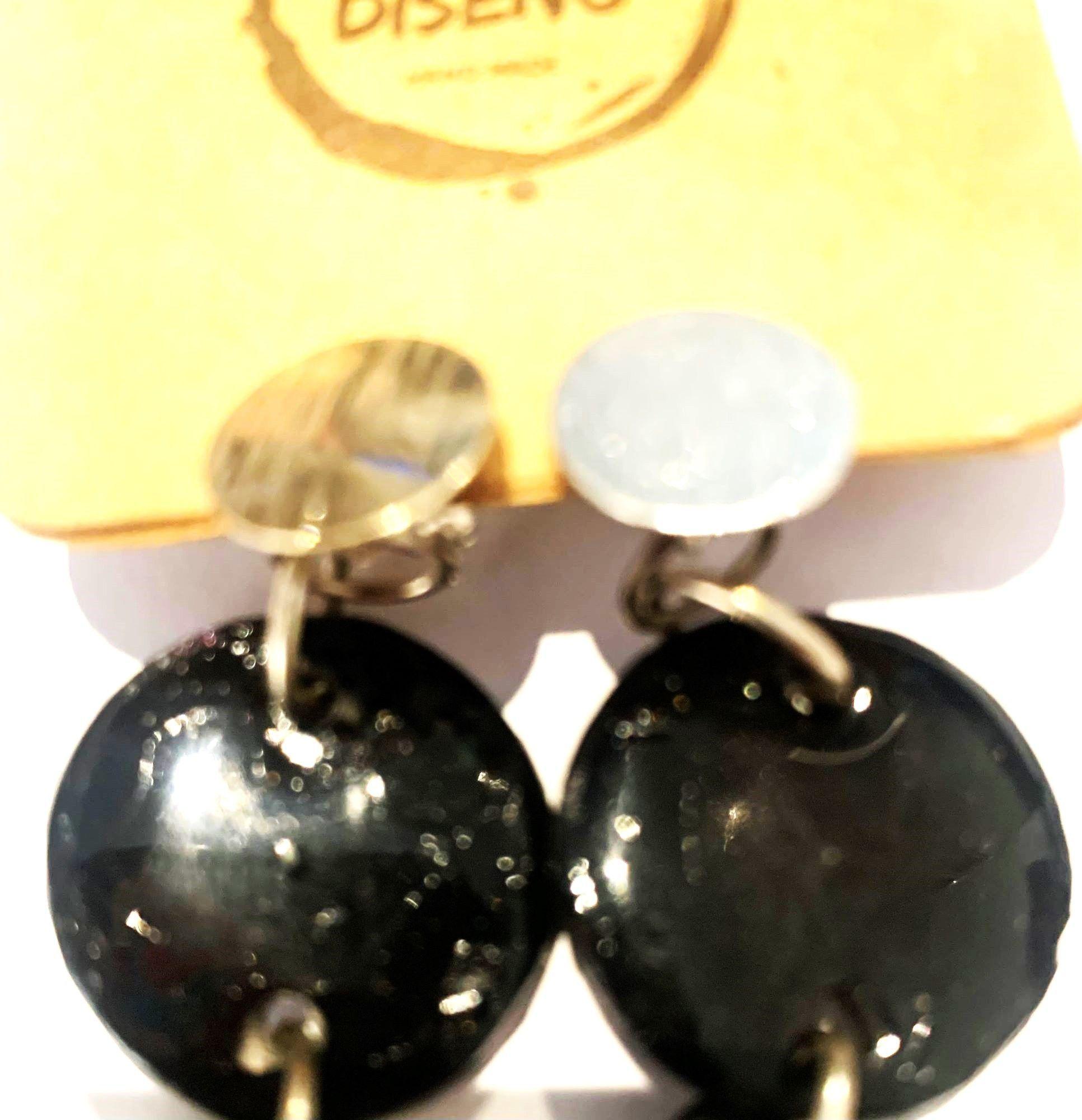 aros de arcilla polimérica hechos a mano  Diseño exclusivo-2