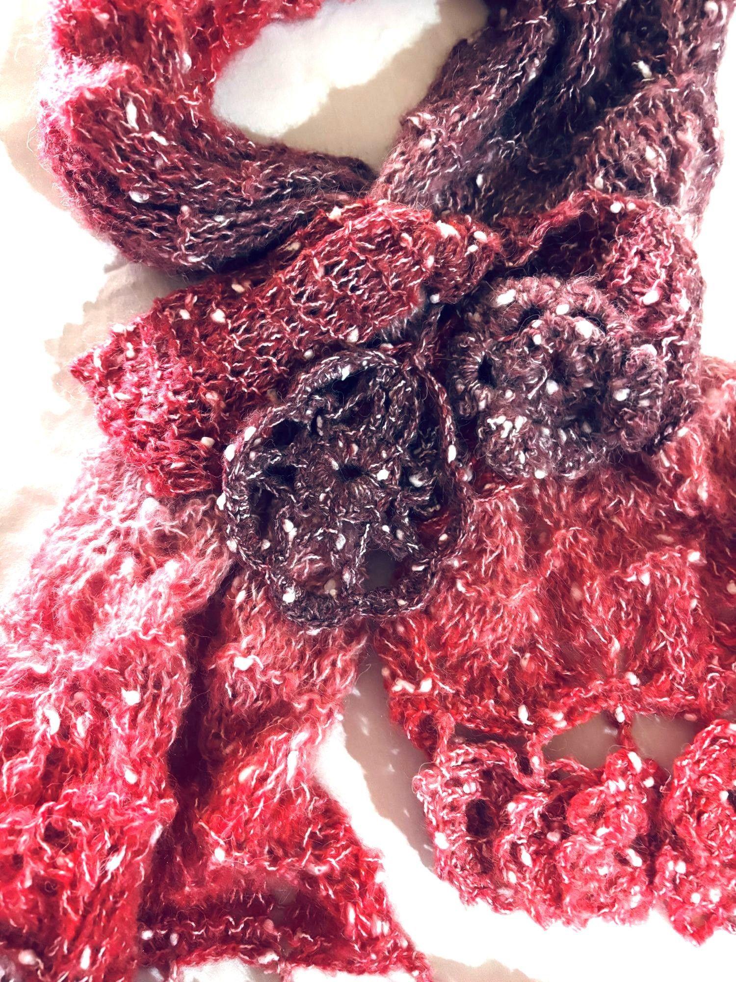 bufanda cuello de lana mohair tejido a mano diseño exclusivo-2