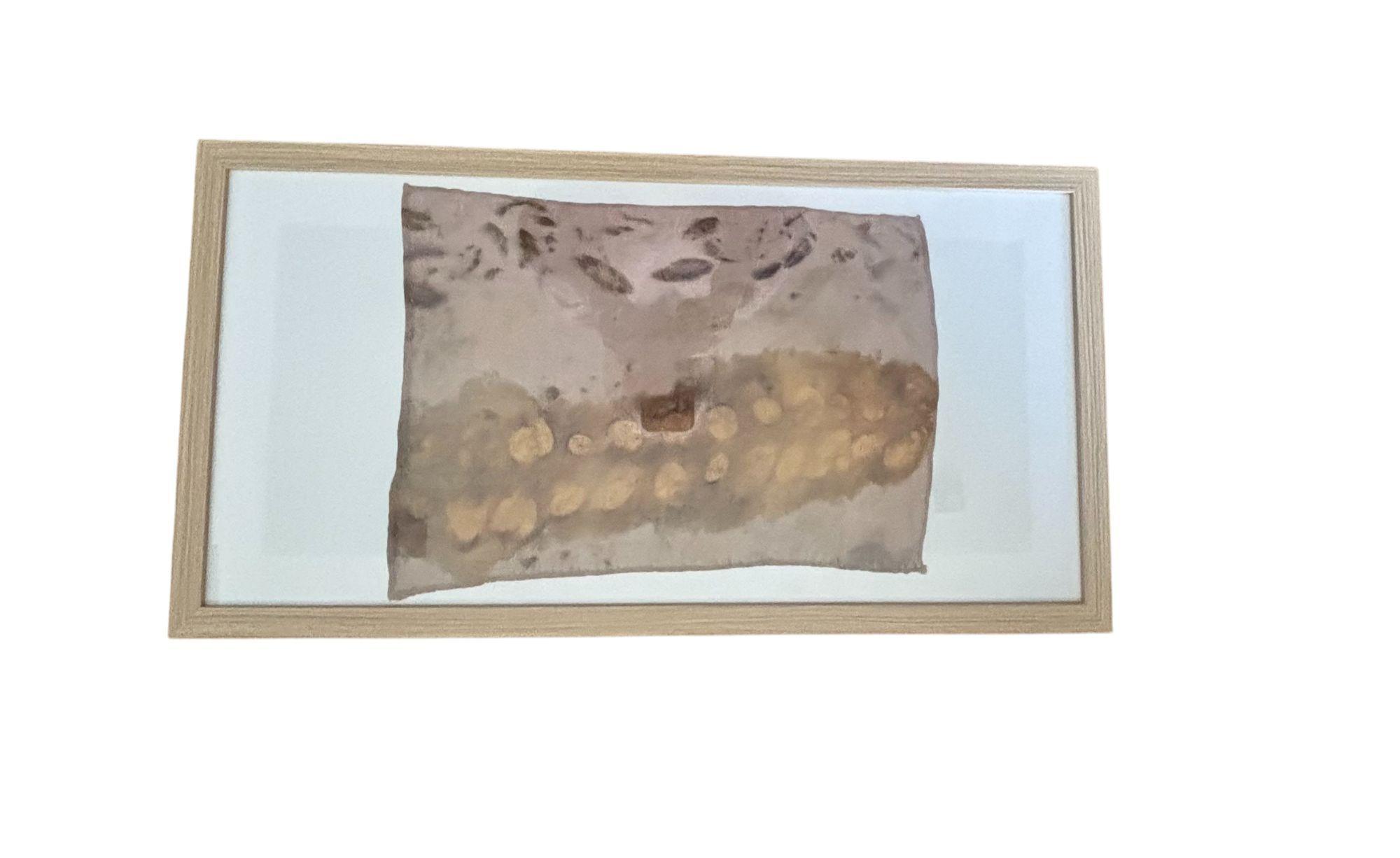 CUADRO DE SEDA NATURAL CON ECOPRINT-1