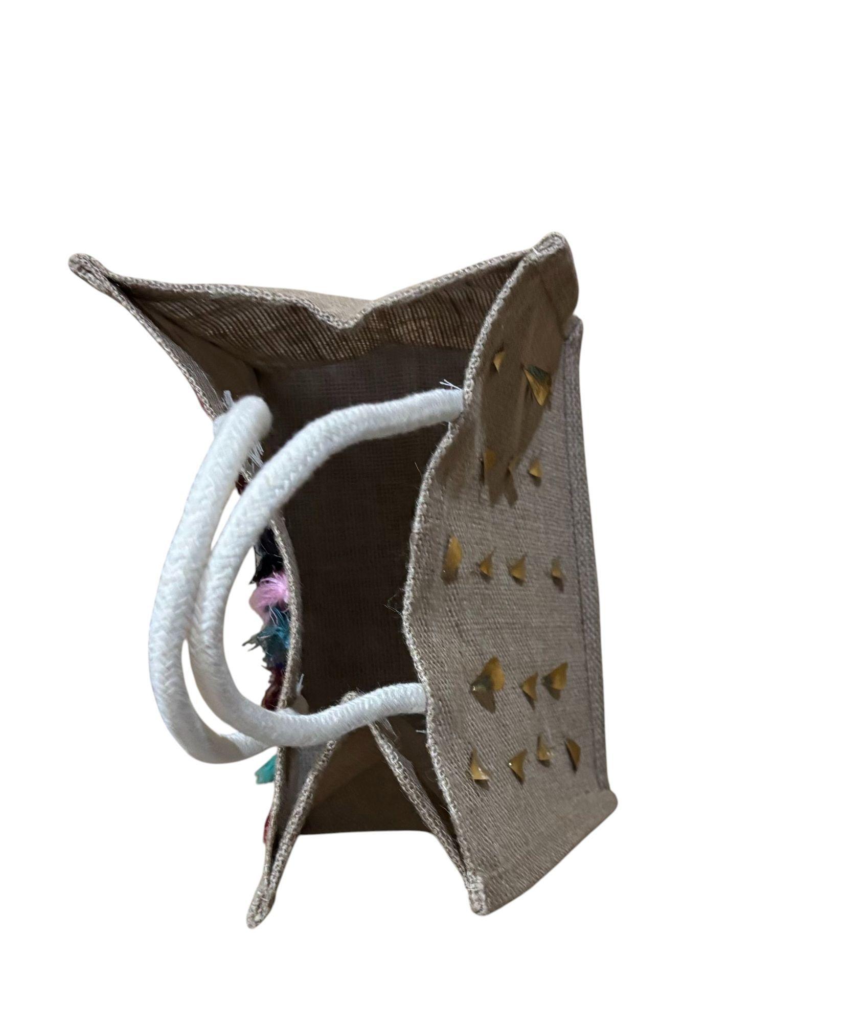 Cartera bolso bordada a mano tono beige diseño exclusivo-2