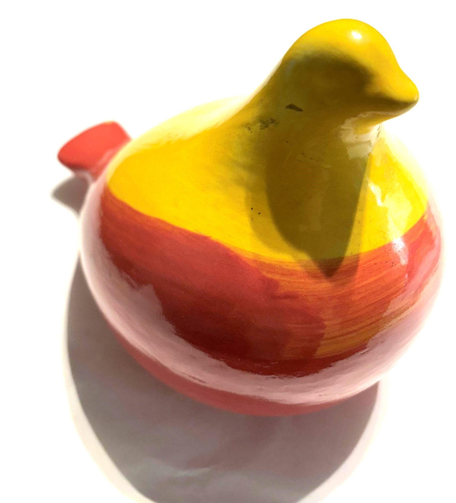 Paloma decorativa de cerámica hecha a mano diseño exclusivo-2