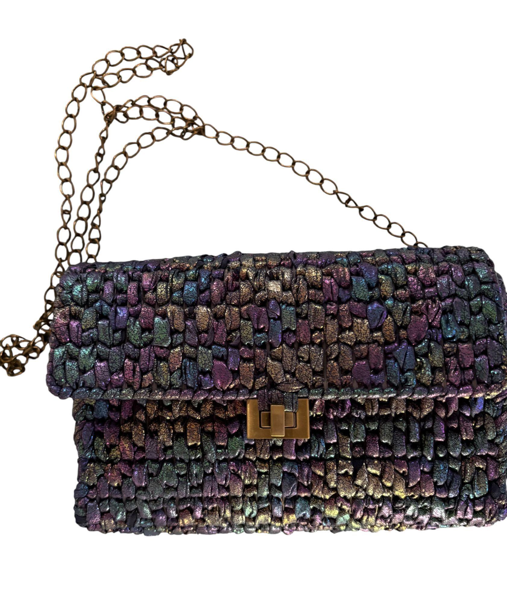 Cartera de cinta bordada a mano diseño exclusivo-2