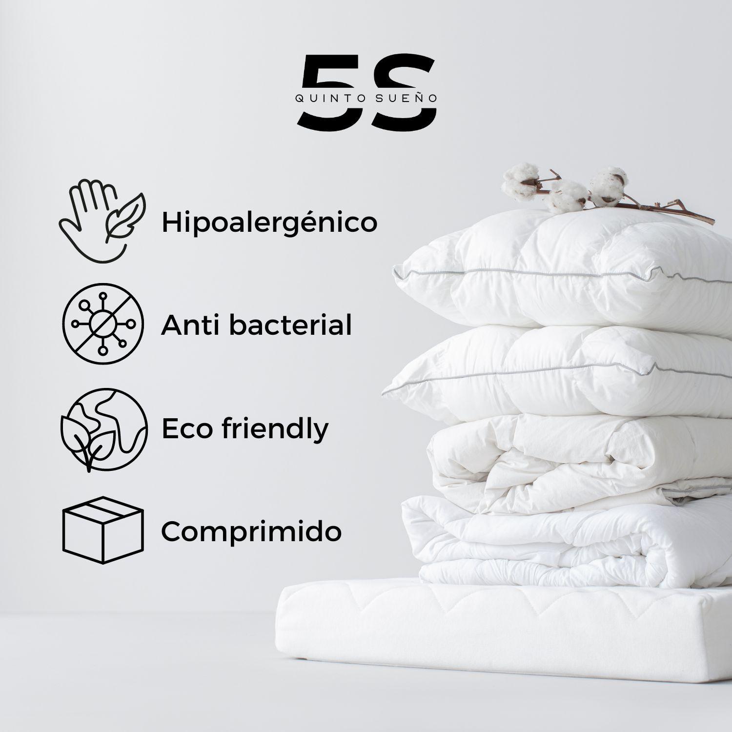 Colchón 1,5 Plazas De Resortes 5° Sueño Aura 105x190x21cm-3