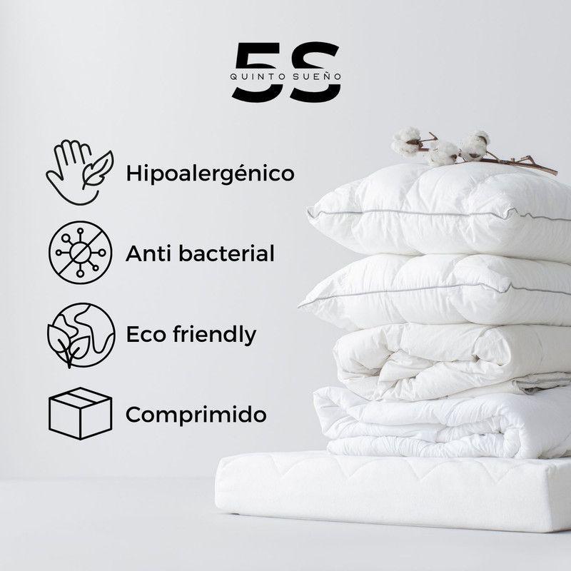 Cama Europea 1 Plaza Aura + Respaldo Tubular Negro Rosado-2