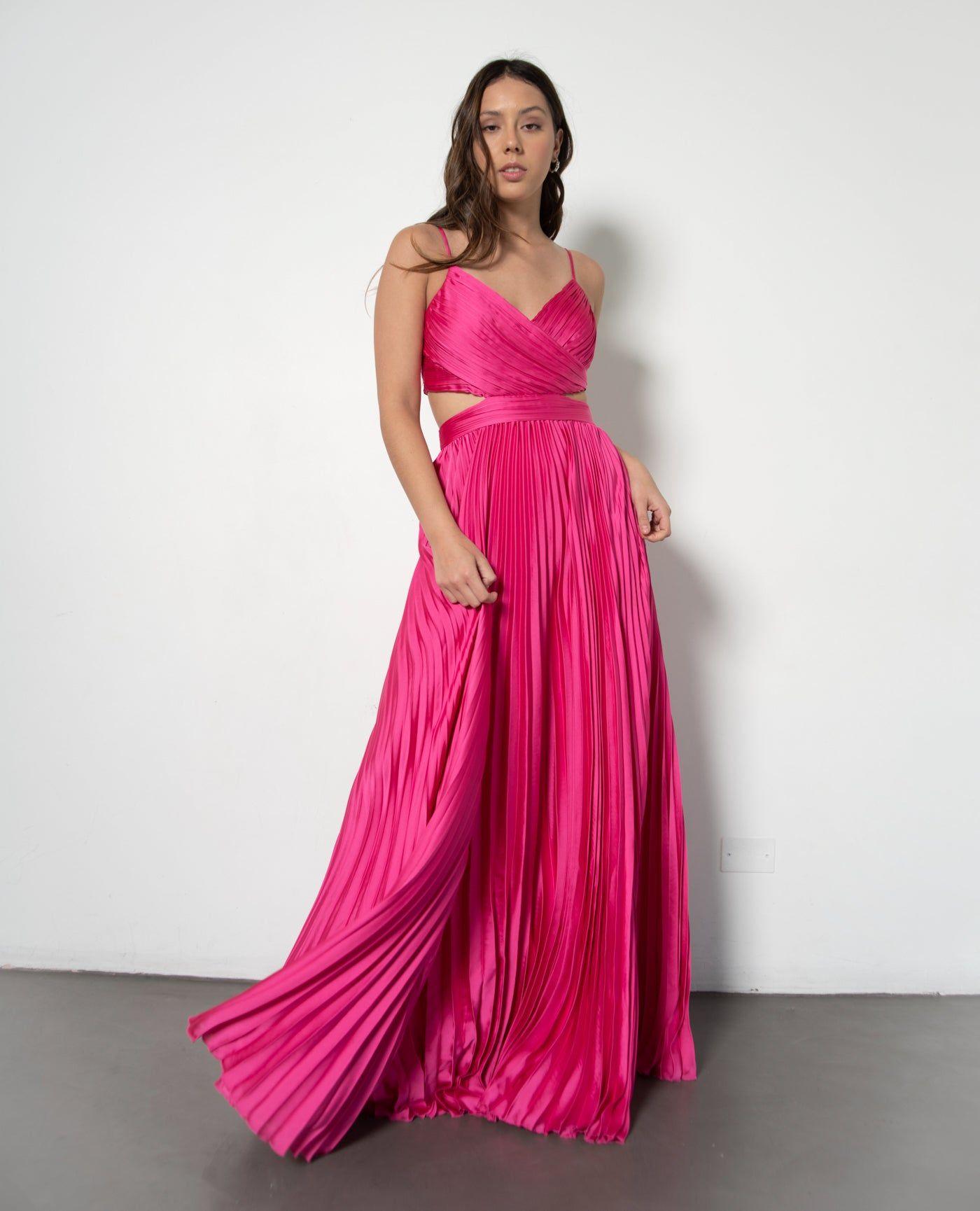 VESTIDO DE FIESTA LARGO ALICE FUCSIA-4