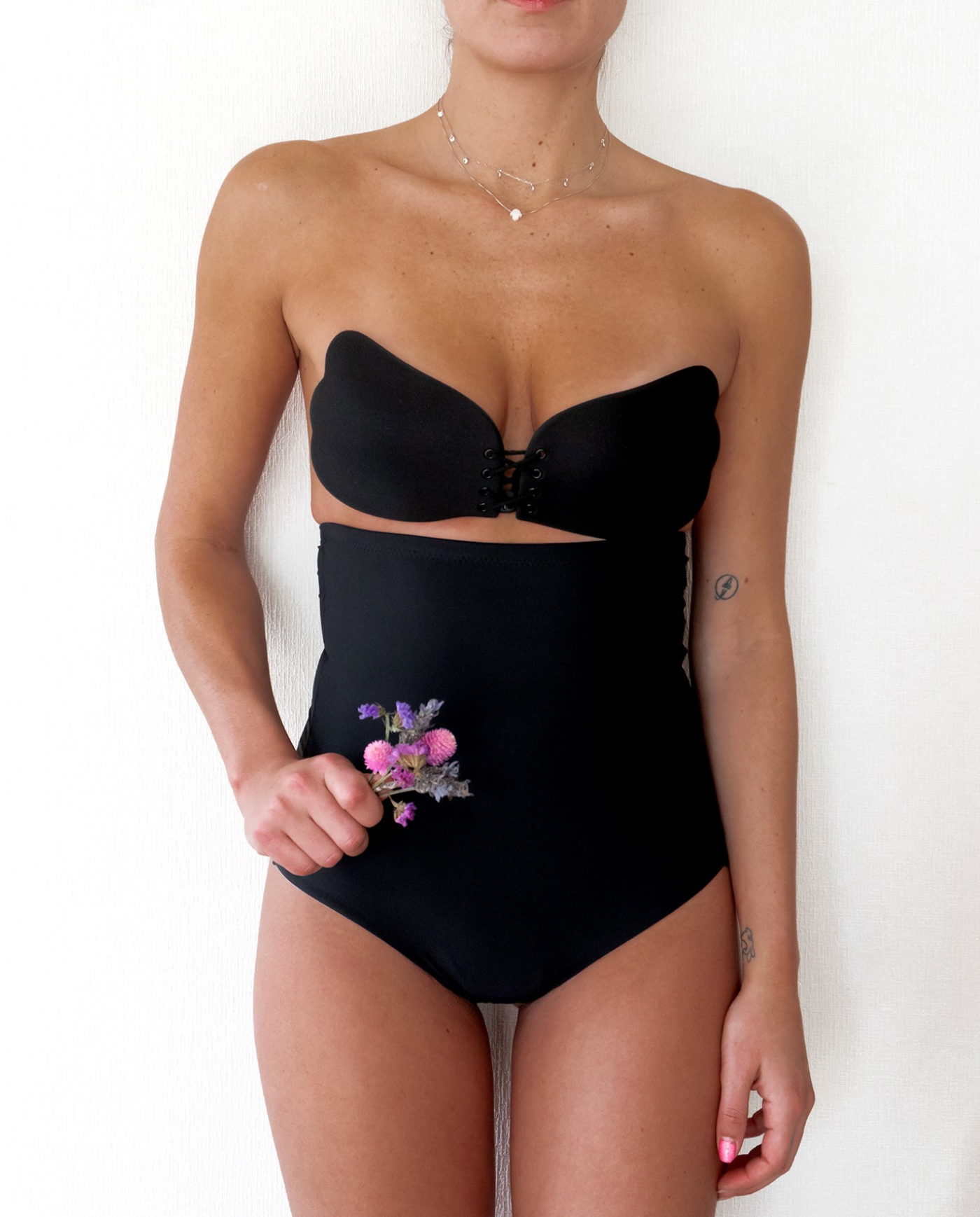 CALZÓN FAJA REDUCTOR  TIPO COLALESS ABDOMEN TOTAL NEGRO-0