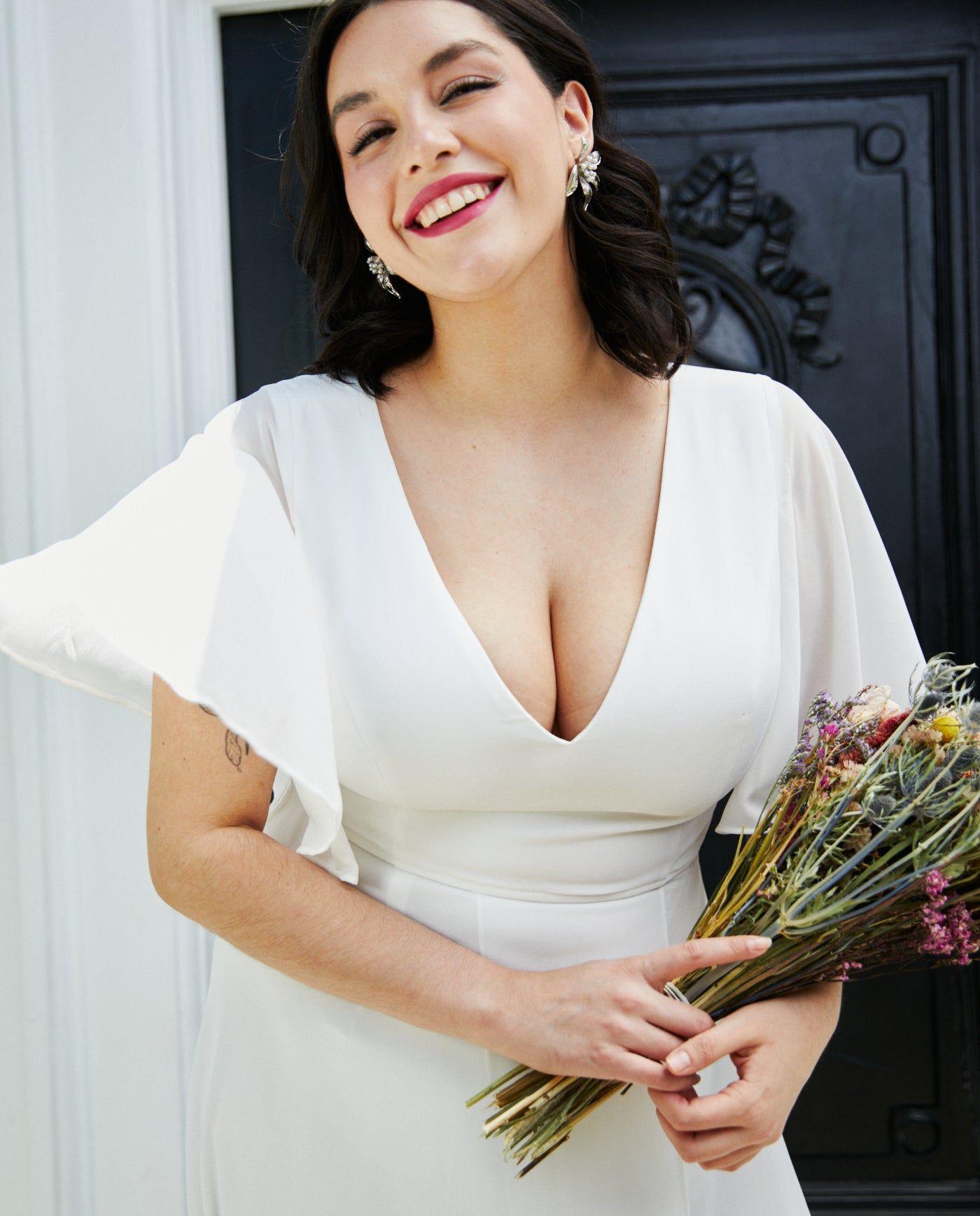 Vestido Largo de Novia Cristina Ivory-5