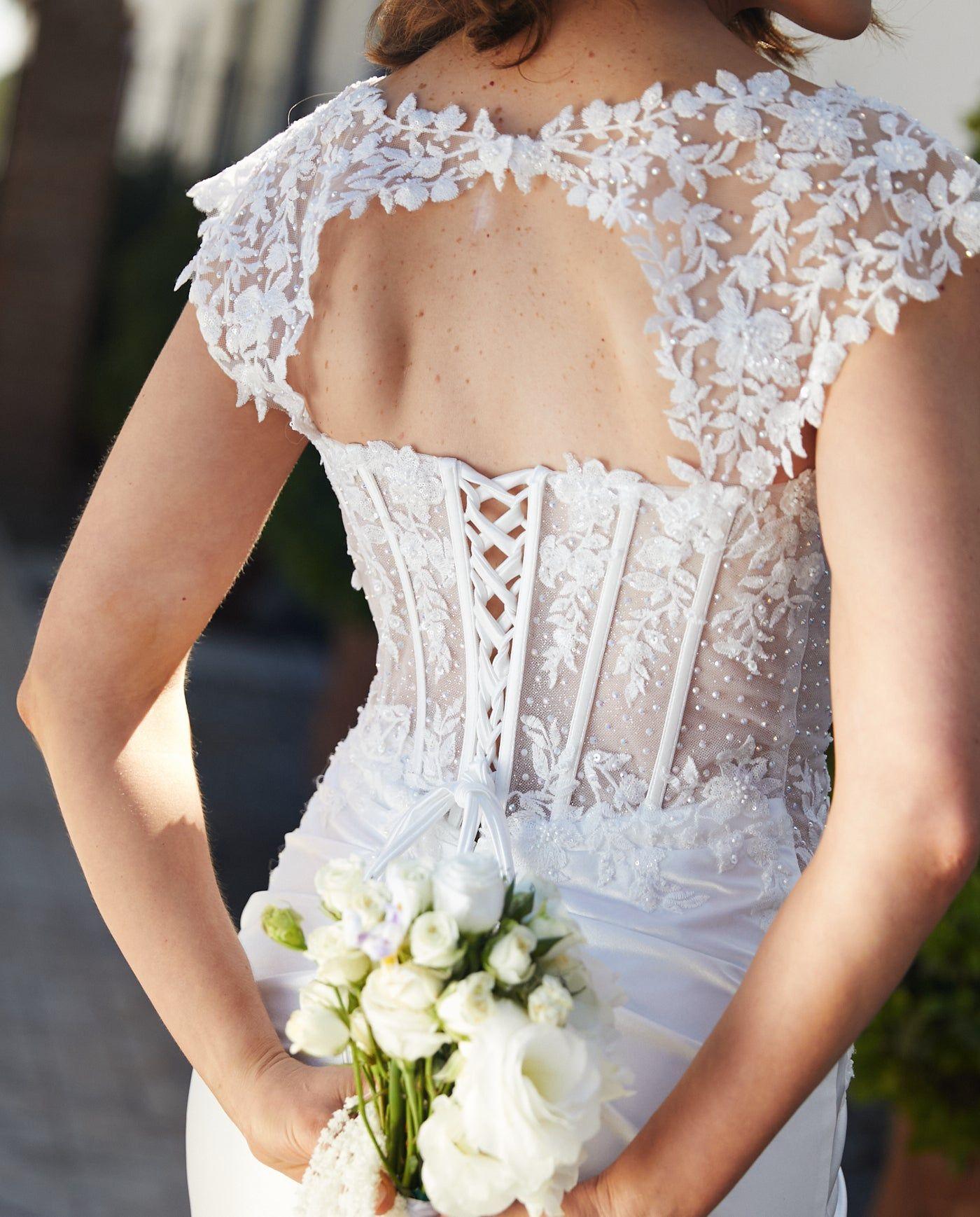 Vestido Largo de Novia Mika Blanco-1