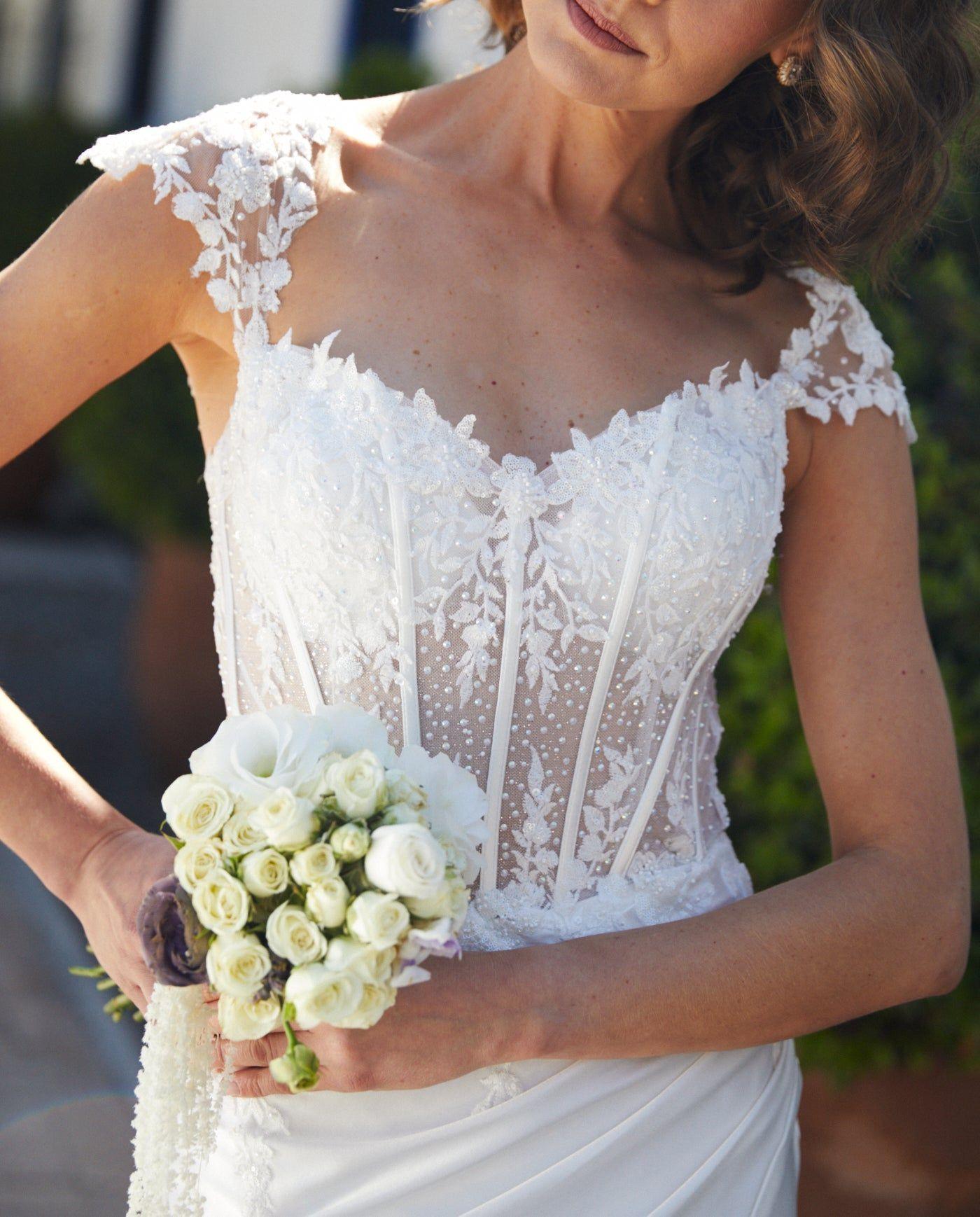 Vestido Largo de Novia Mika Blanco-2