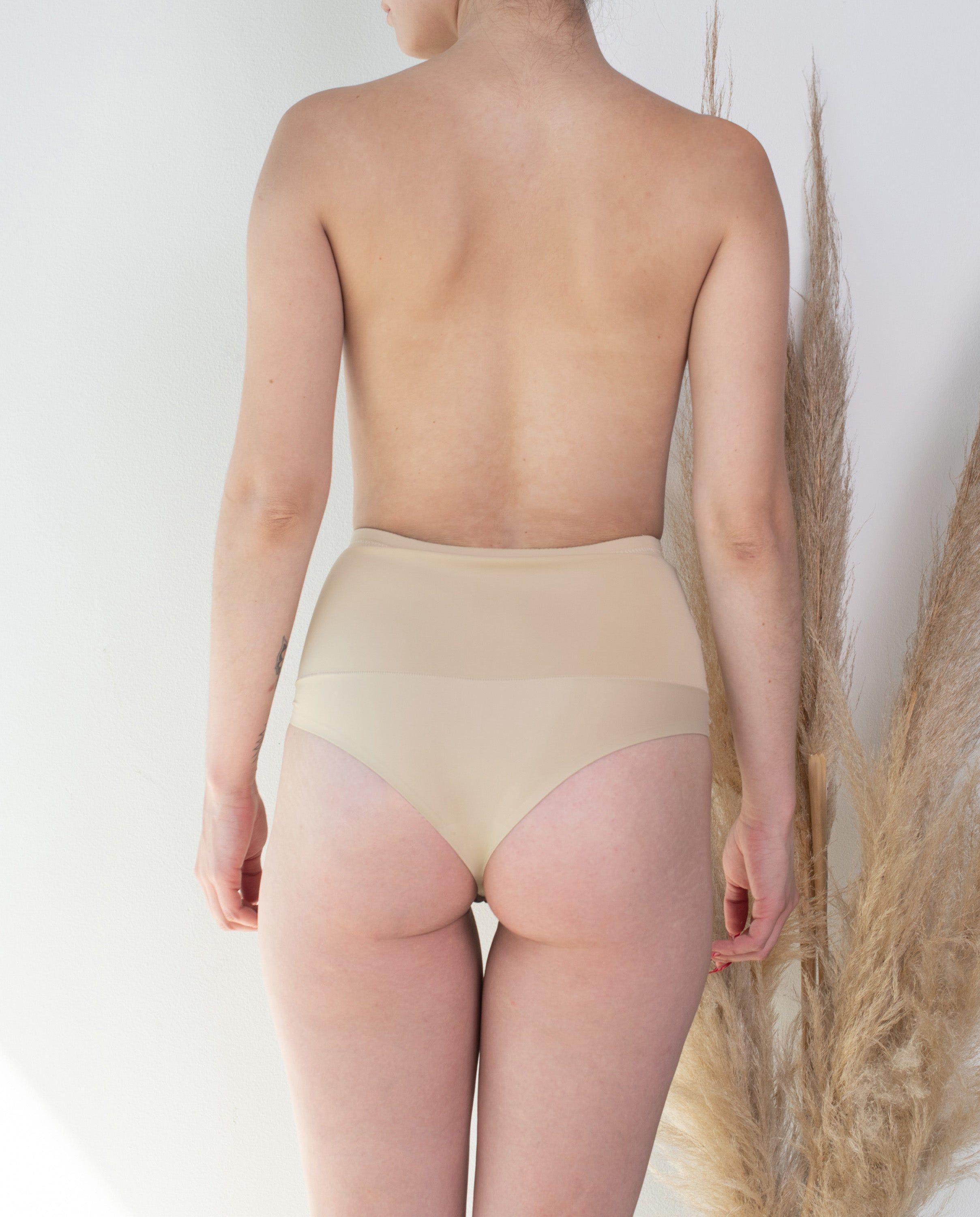 Colaless Faja Reductor Abdomen Bajo y Medio Beige-1