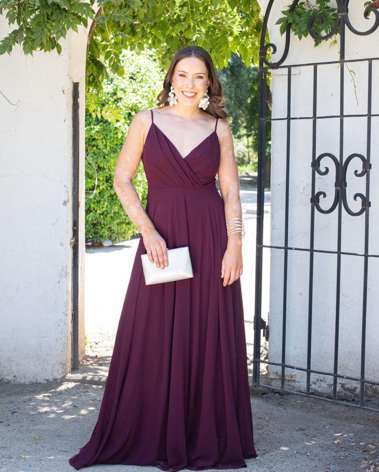 Vestido Largo de Fiesta Mila Burdeo-0