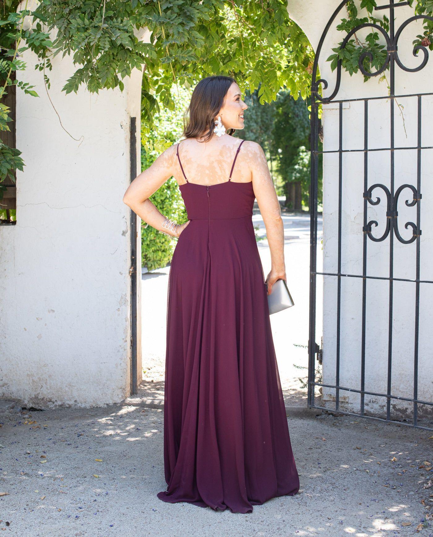 Vestido Largo de Fiesta Mila Burdeo-1