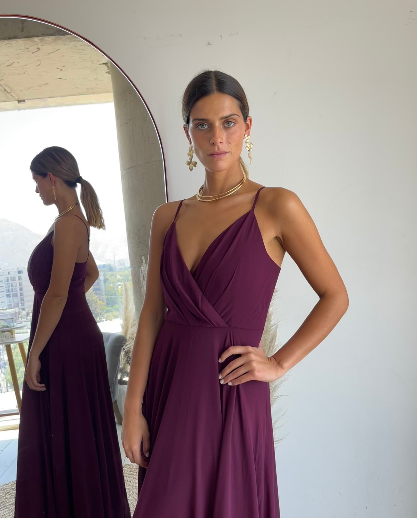 Vestido Largo de Fiesta Mila Burdeo-3