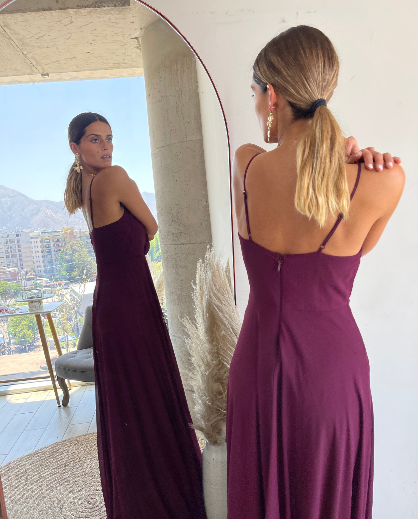 Vestido Largo de Fiesta Mila Burdeo-4