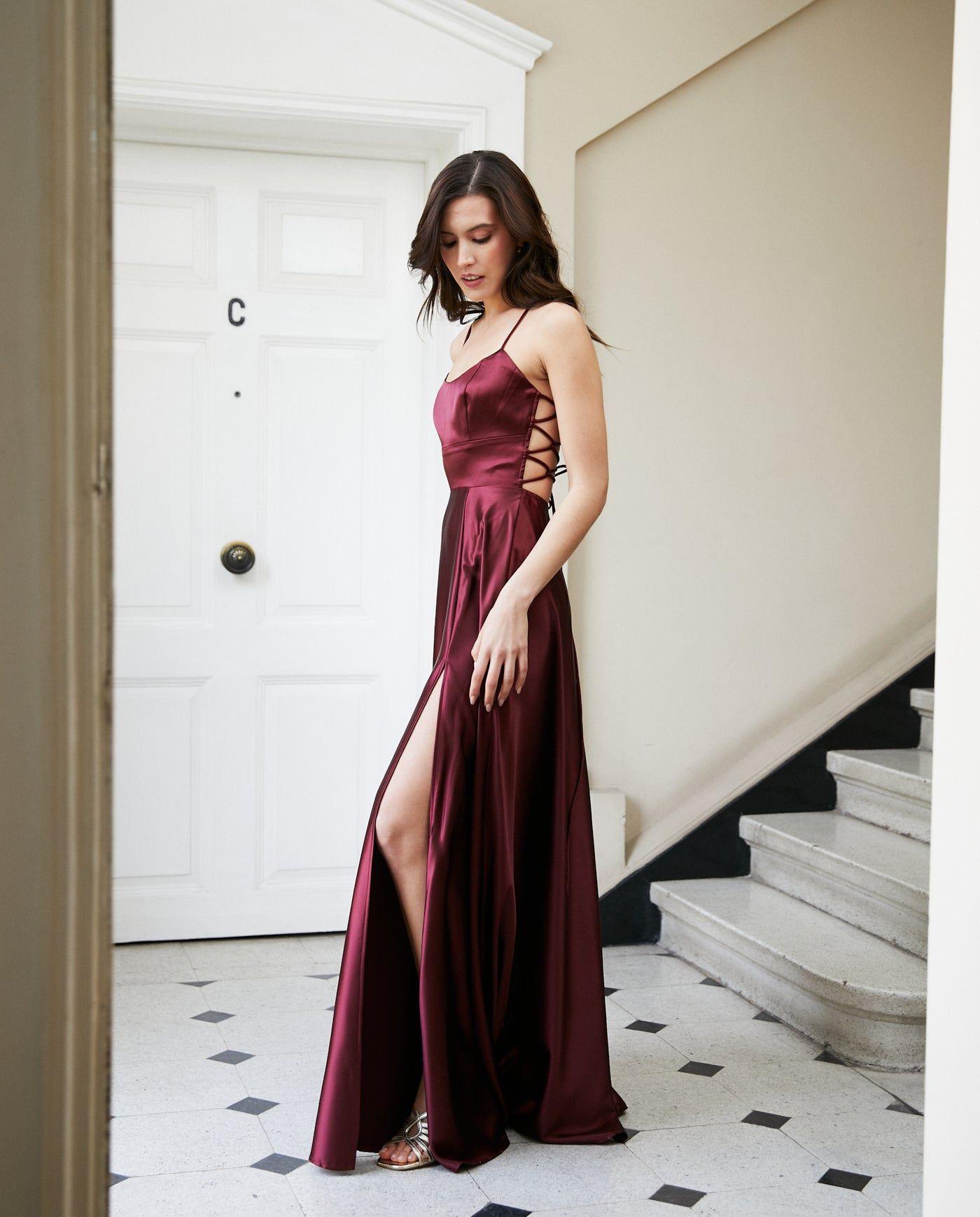 Vestido Largo de Fiesta Rafa Burdeo-3