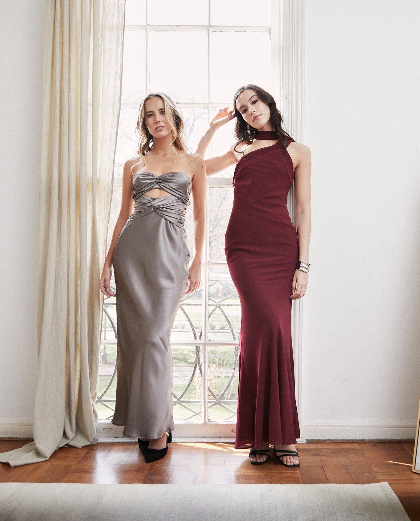 Vestido Largo de Fiesta Anastasia Burdeo-3