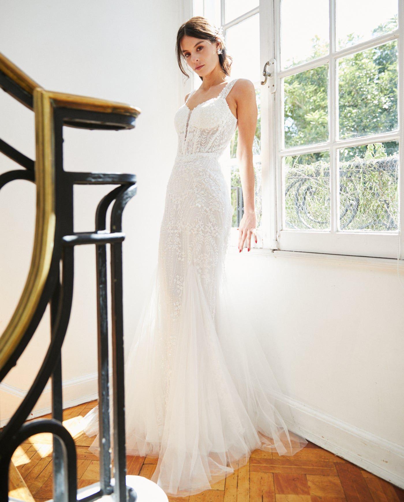 Vestido Largo de Novia Toledo Blanco-1