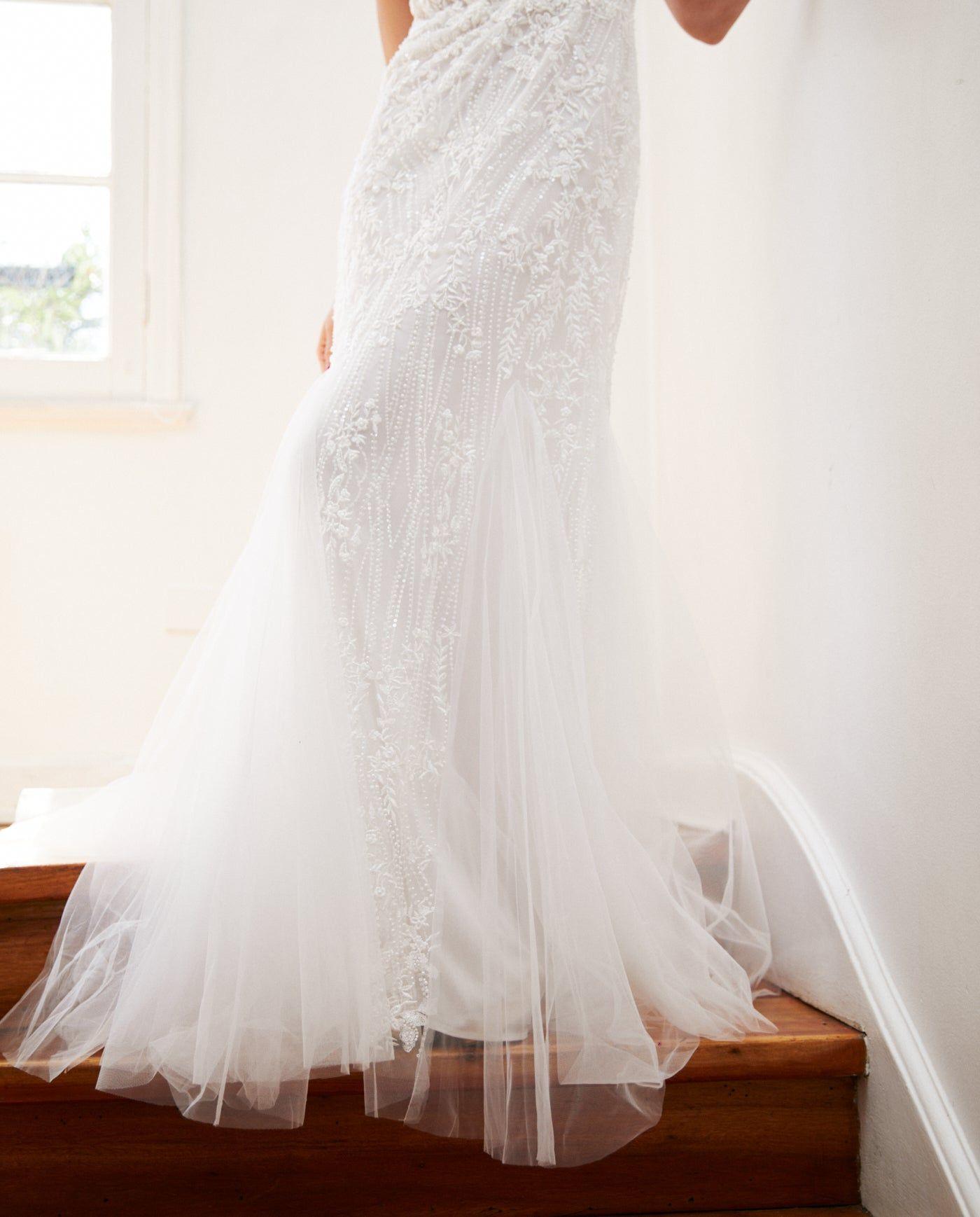 Vestido Largo de Novia Toledo Blanco-5