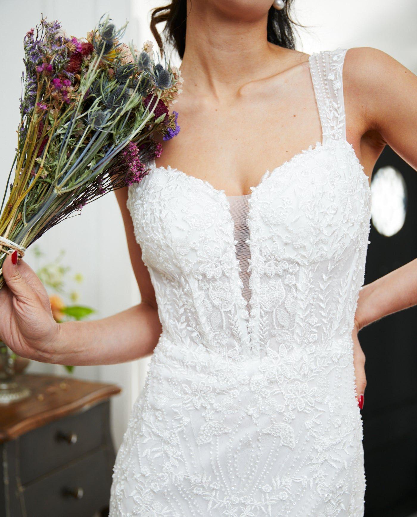 Vestido Largo de Novia Toledo Blanco-6