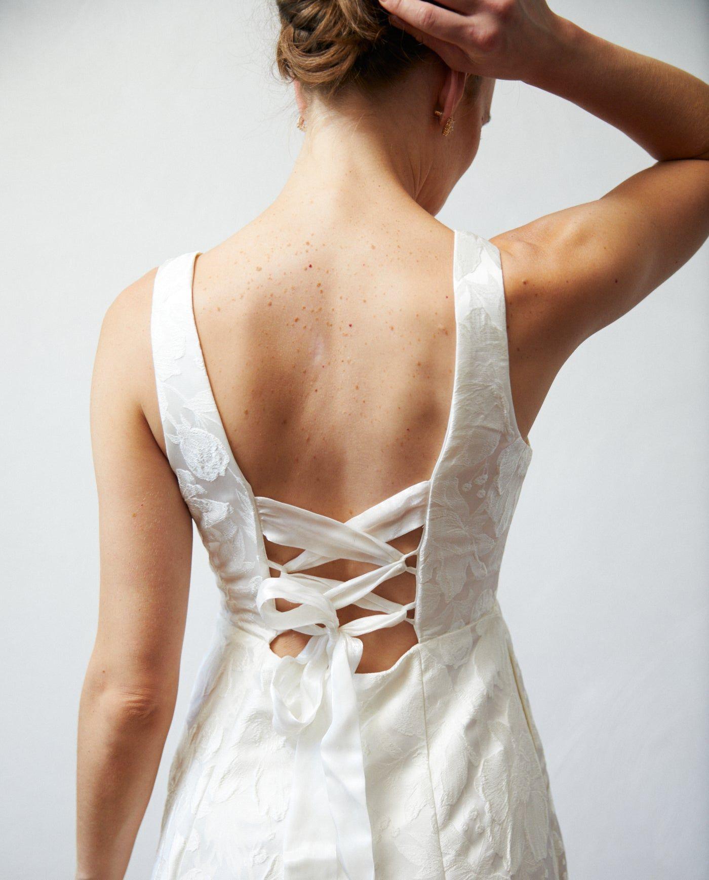 Vestido Largo de Novia Albana Ivory-2