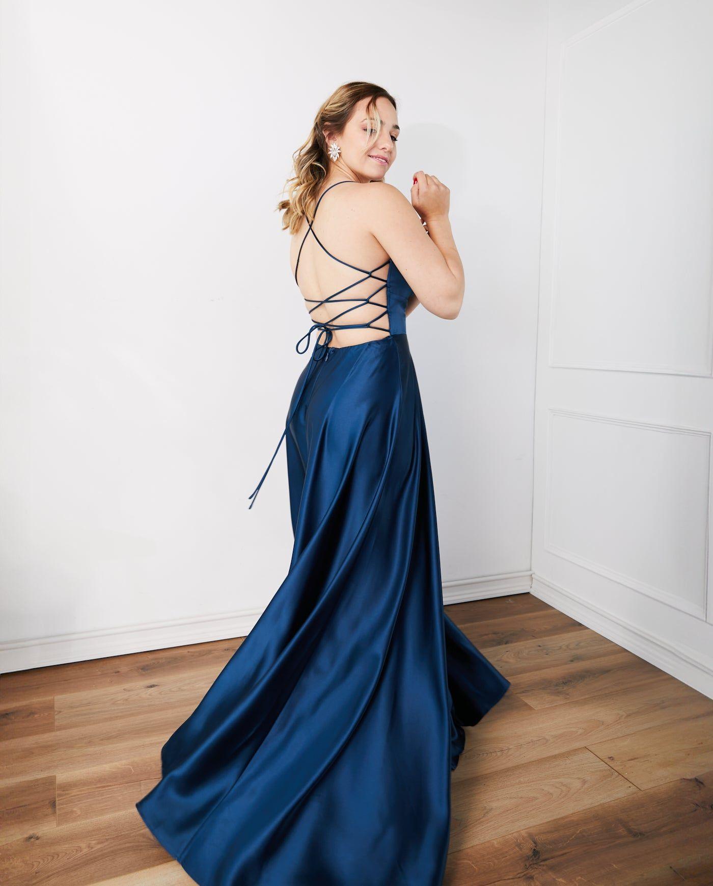 Vestido Largo de Fiesta Rafa Turquesa Oscuro-0