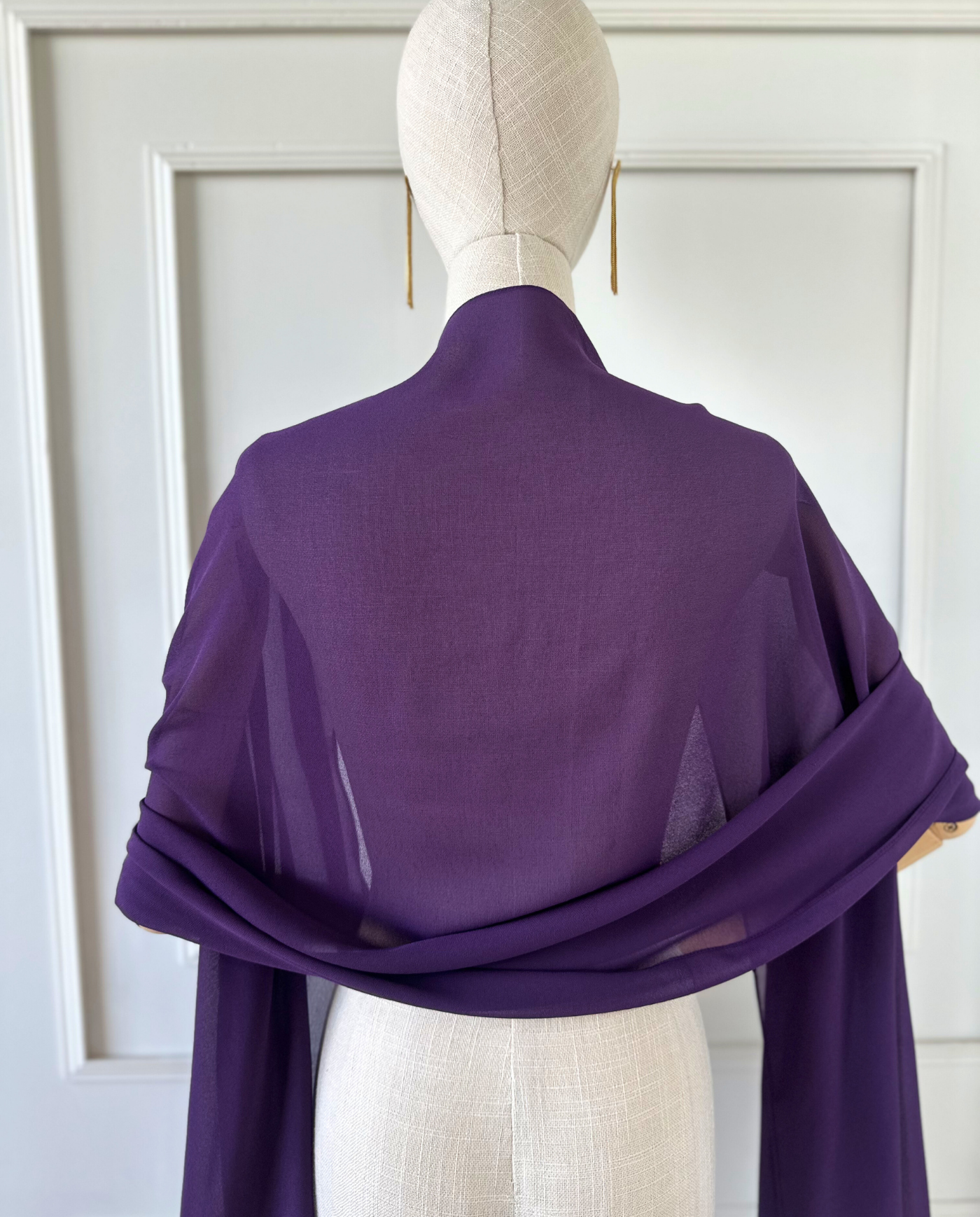 Maxi Pañuelo Antonia Gasa Morado Oscuro-2