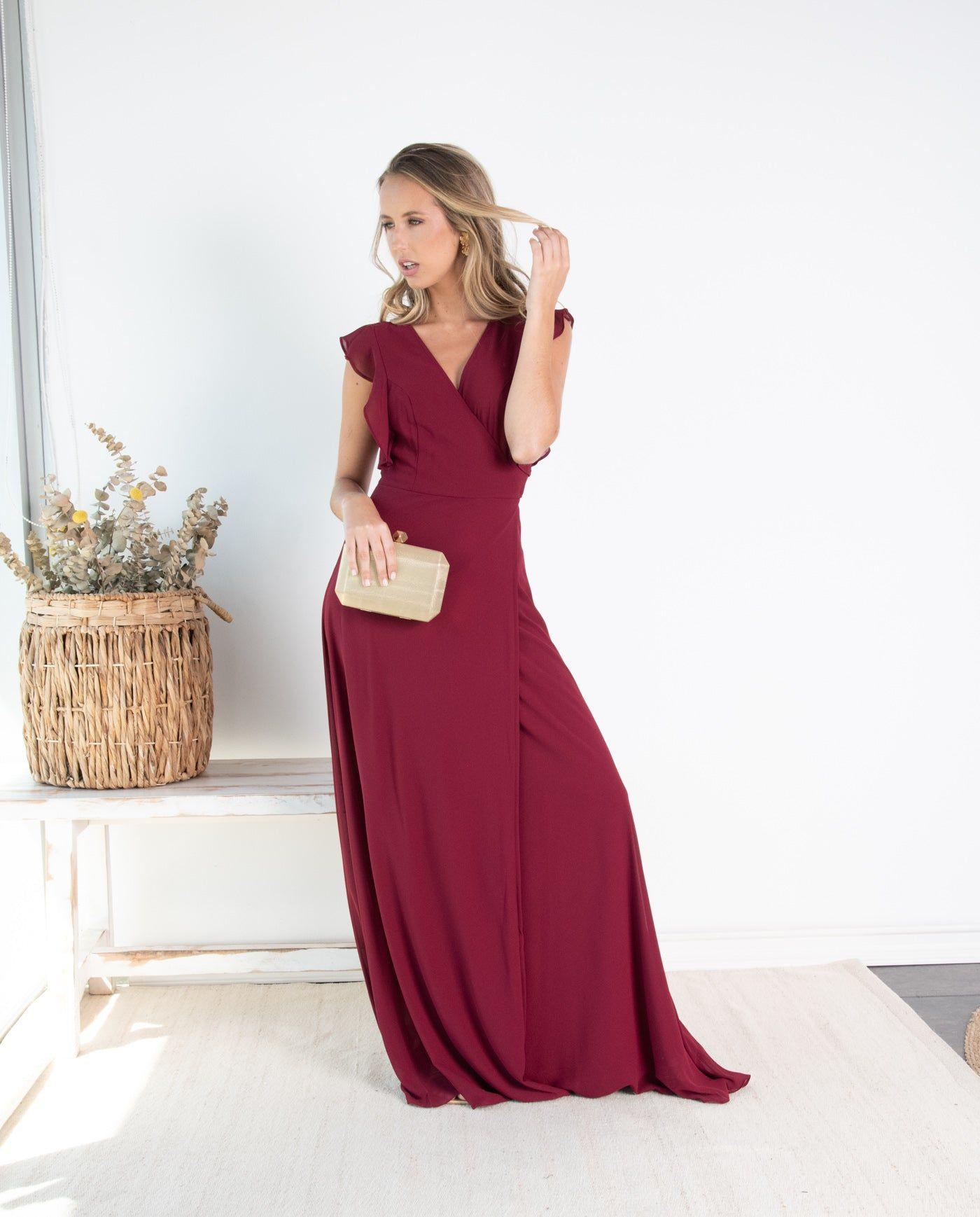 Vestido Largo de Fiesta Clara Burdeo-0