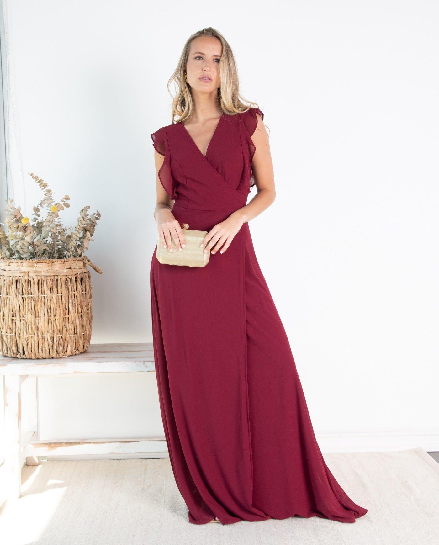 Vestido Largo de Fiesta Clara Burdeo-2