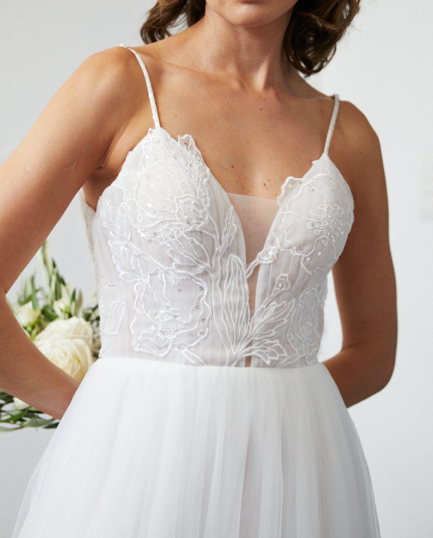 Vestido Largo de Novia Soleil Ivory-2