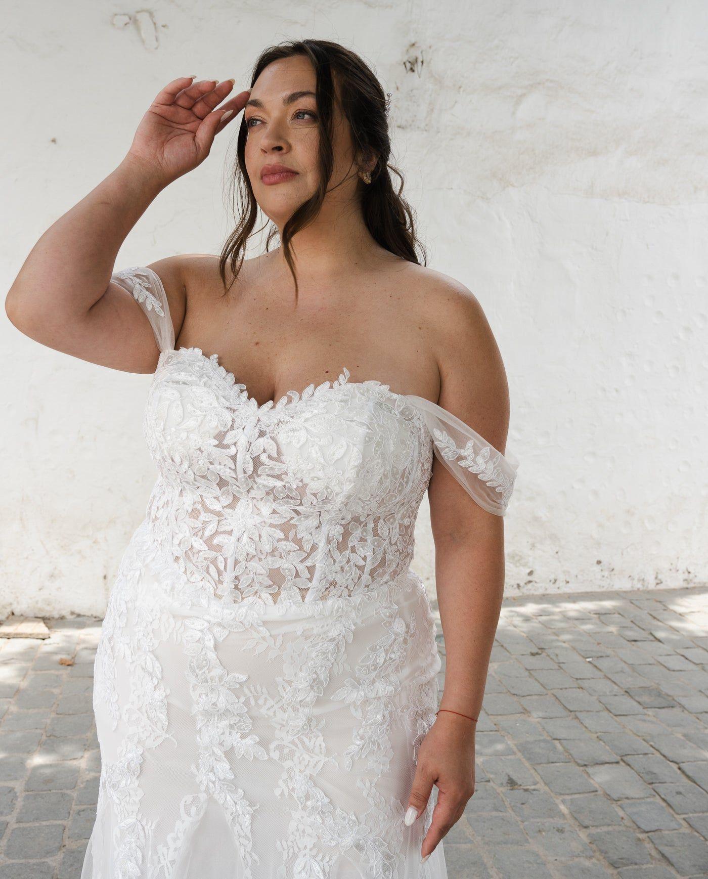 Vestido Largo de Novia Corina Blanco-3