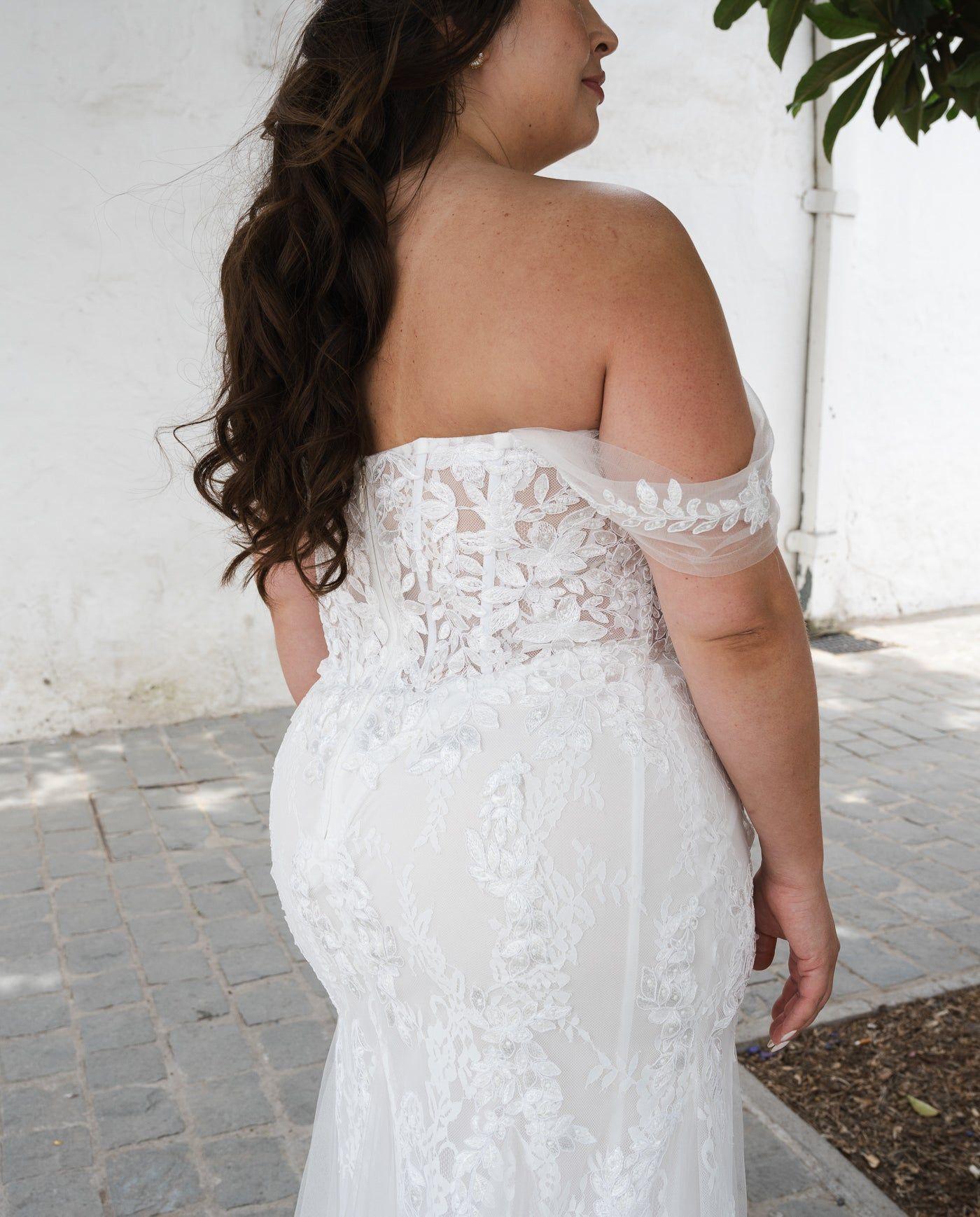 Vestido Largo de Novia Corina Blanco-4