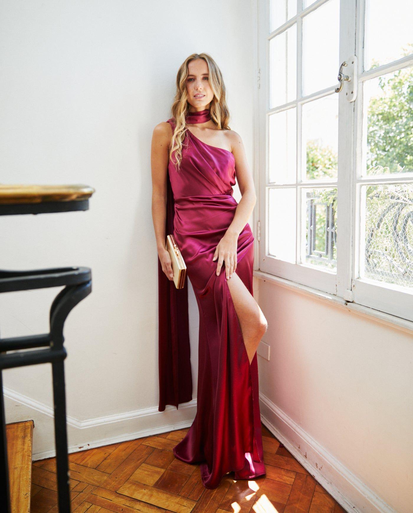 Vestido Largo de Fiesta Joaquina Cherry-2