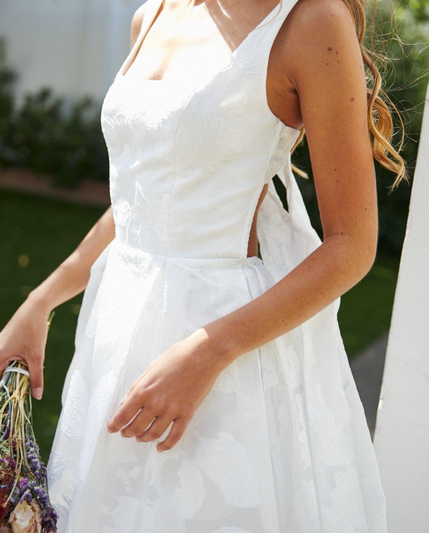 Vestido Largo de Novia Anahi Ivory-9