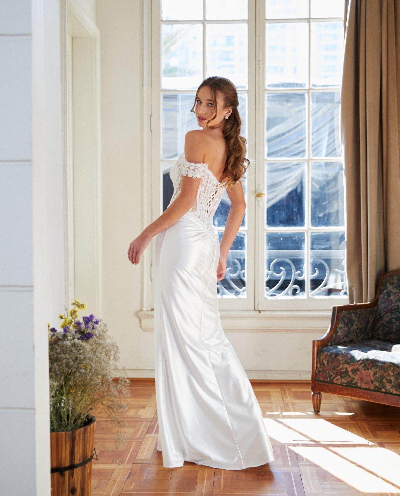 Vestido Largo de Novia Emi Blanco-4