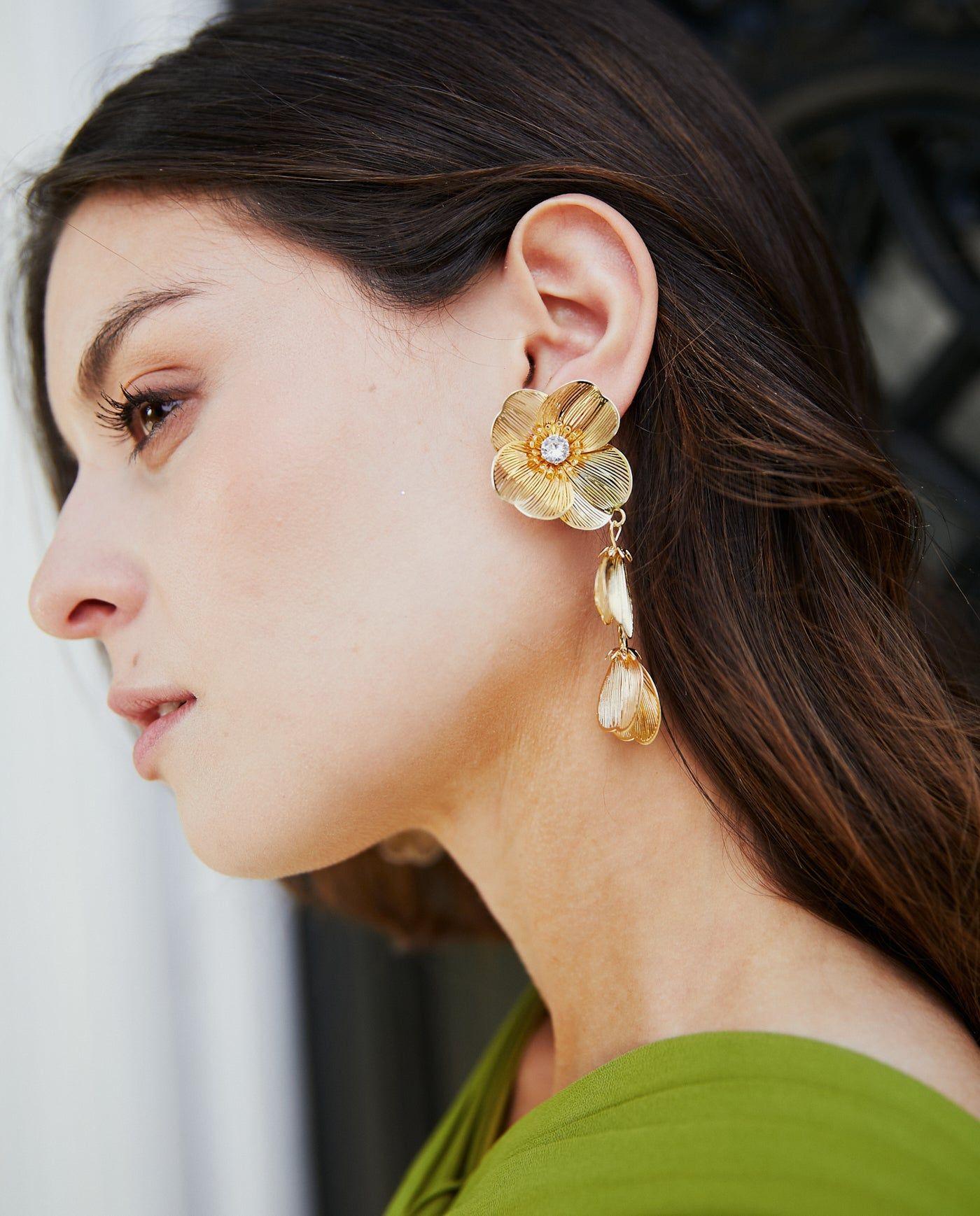 Aros Nina Dorado-0