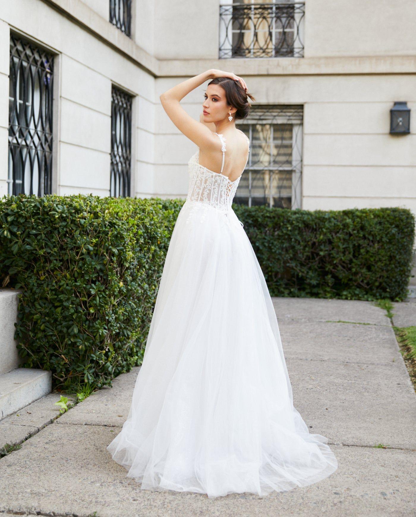 Vestido Largo de Novia Vittoria Blanco-1