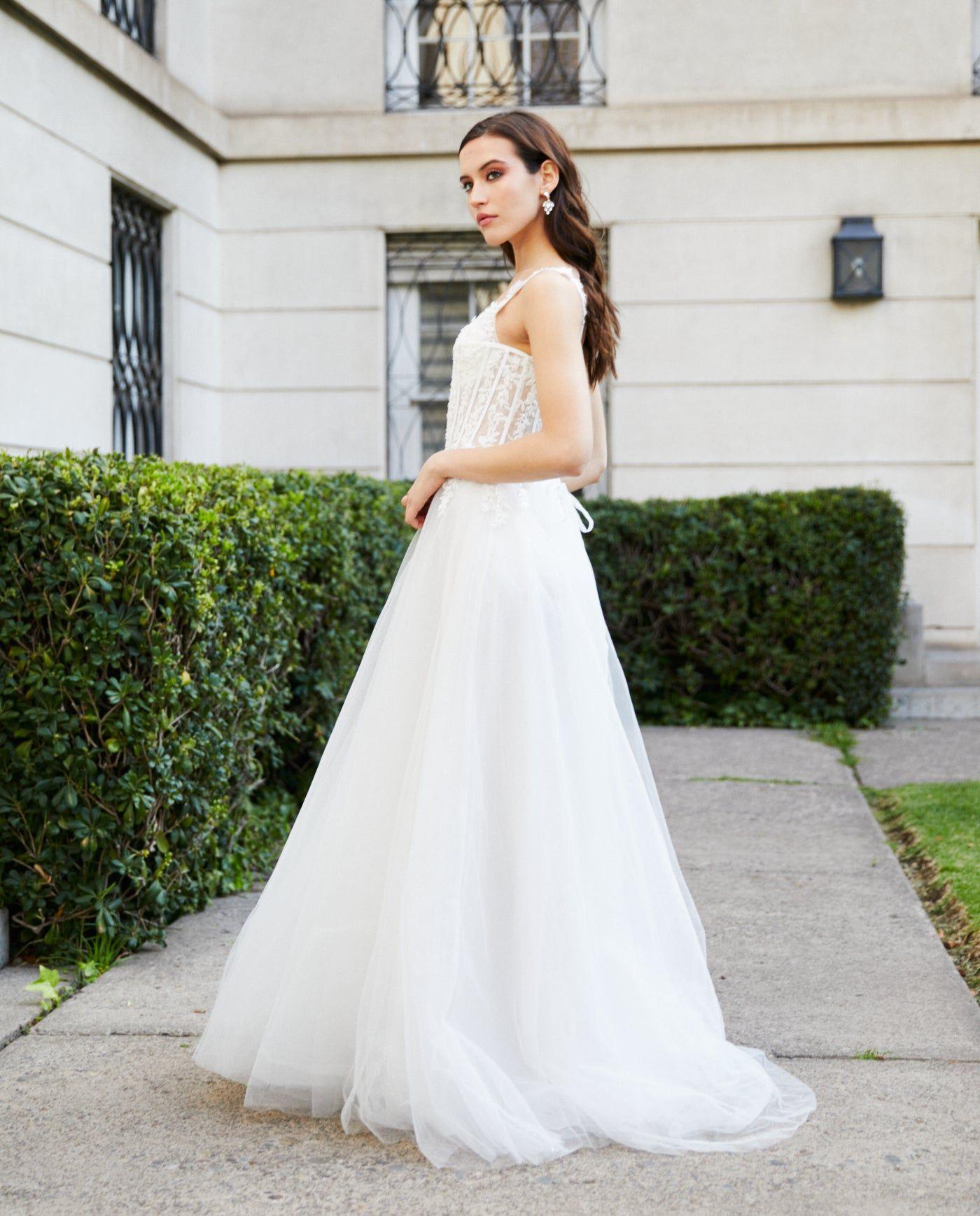 Vestido Largo de Novia Vittoria Blanco-2