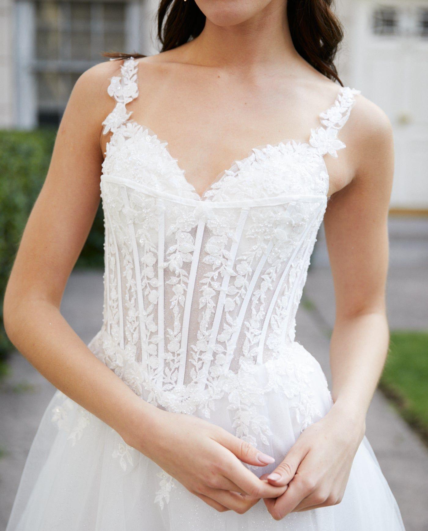 Vestido Largo de Novia Vittoria Blanco-3