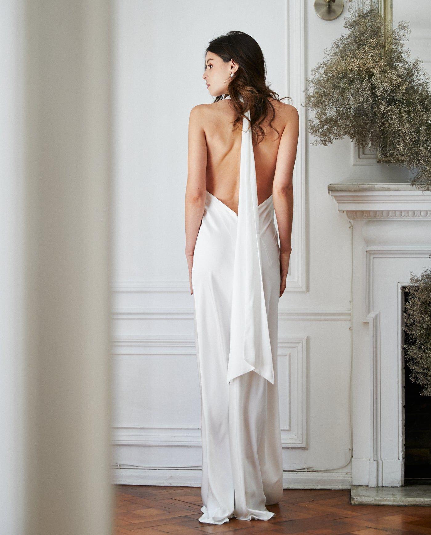 Vestido Largo de Novia Budapest Blanco-0