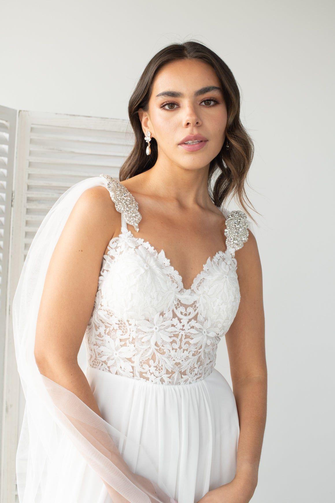Alas de Novia Isidora Ivory 3 Metros-4