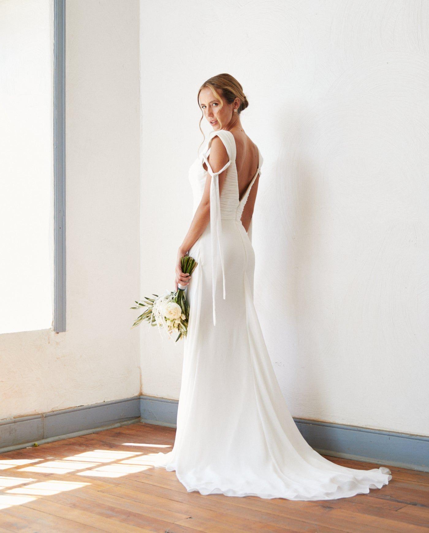 Vestido Largo de Novia Lumen Ivory-5