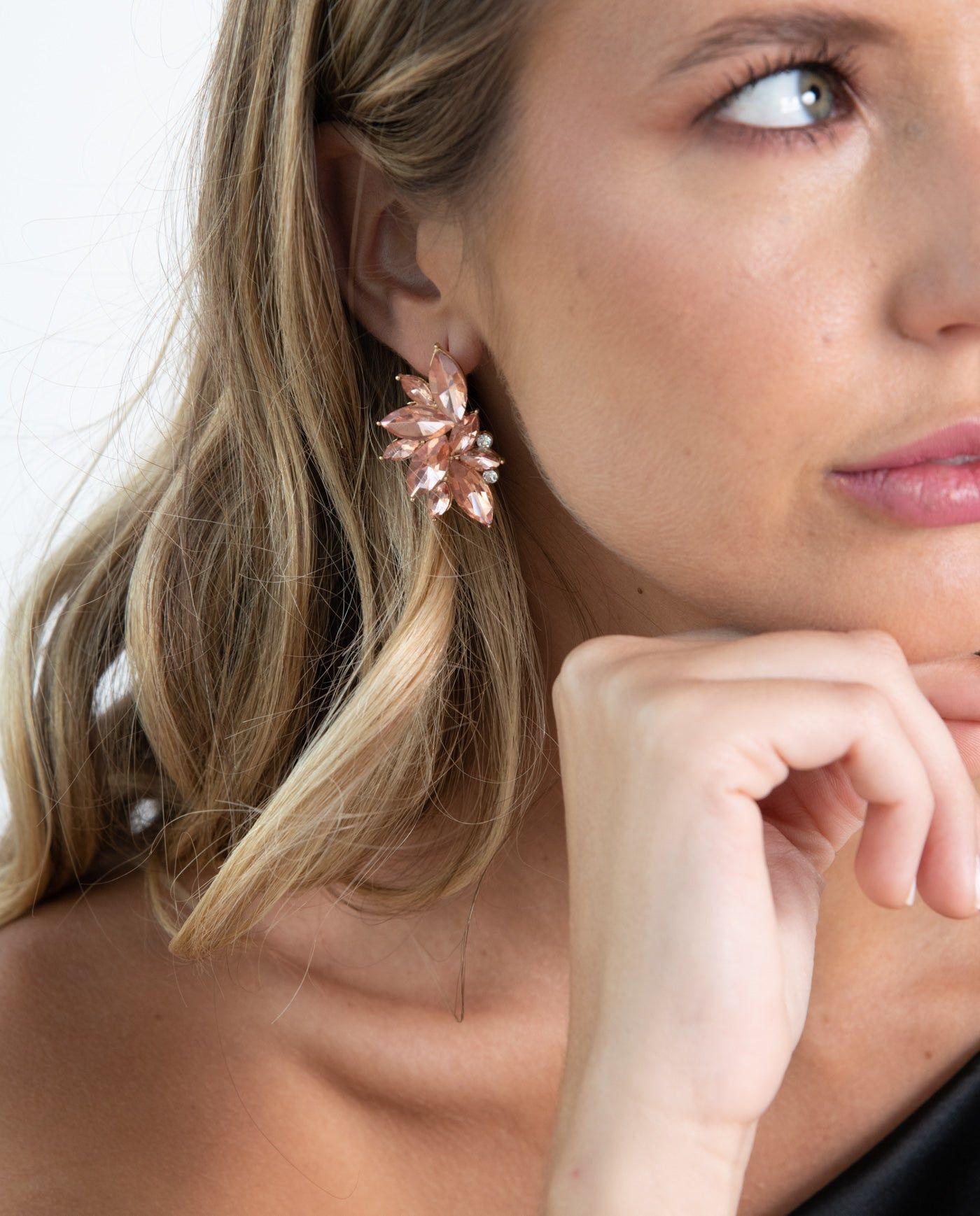 Aros Alma Brillos Rose Gold-1