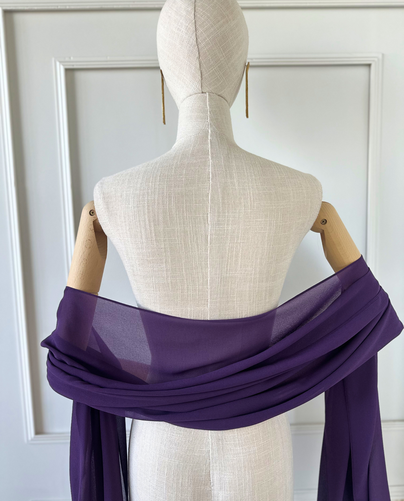 Pañuelo Antonia Gasa Morado-2