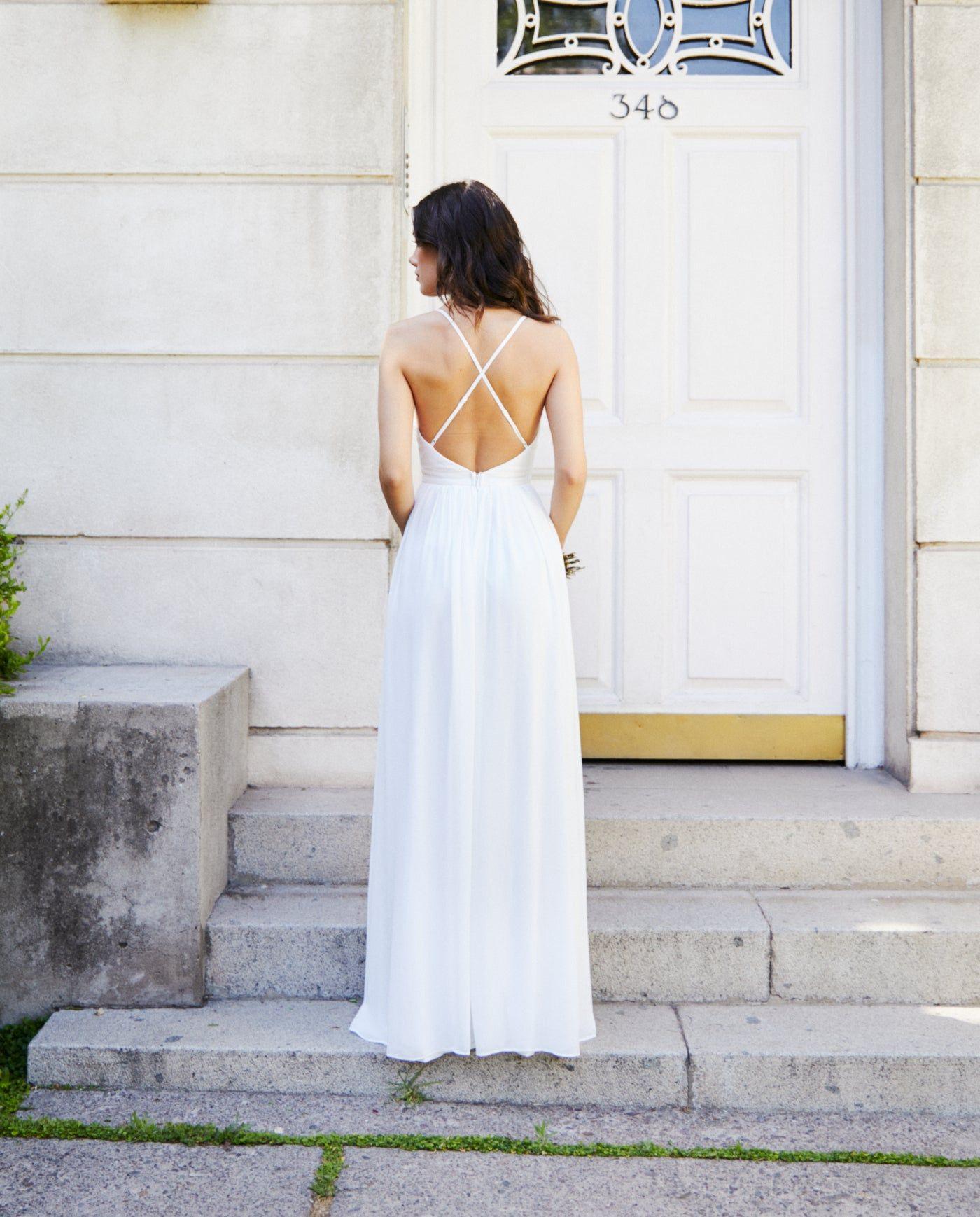 Vestido Largo de Novia Laura Gasa Ivory-2