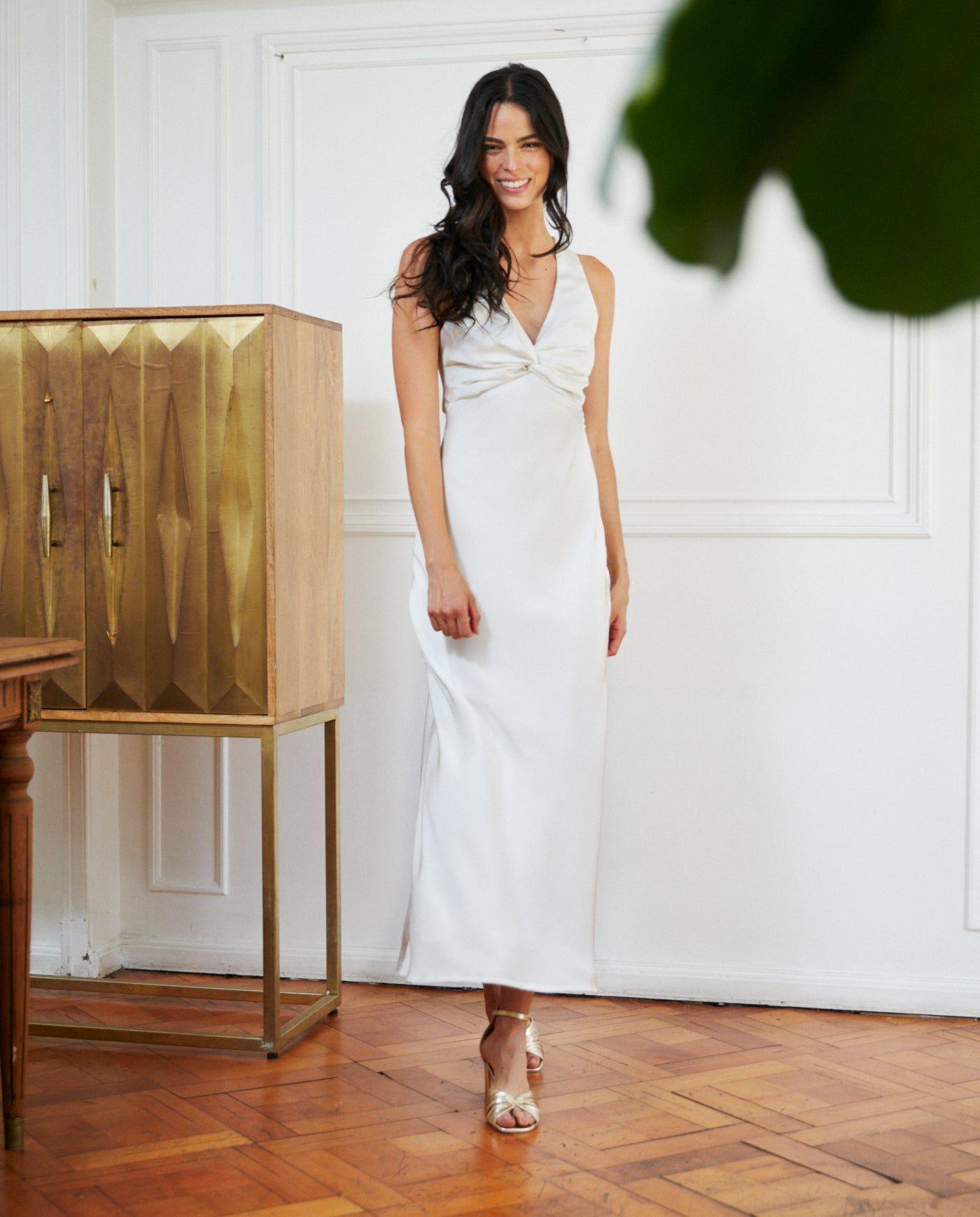 Vestido Largo de Novia Vivianne Ivory-0