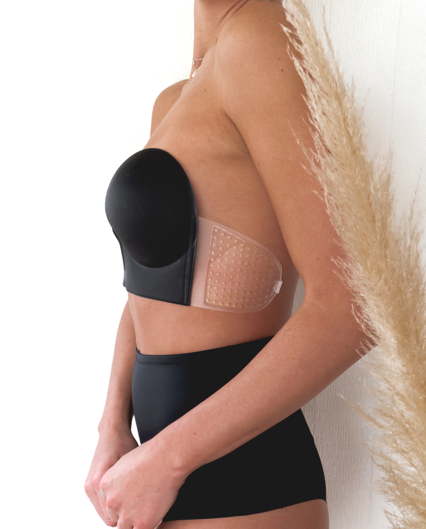 Bra Escote Profundo Negro-2