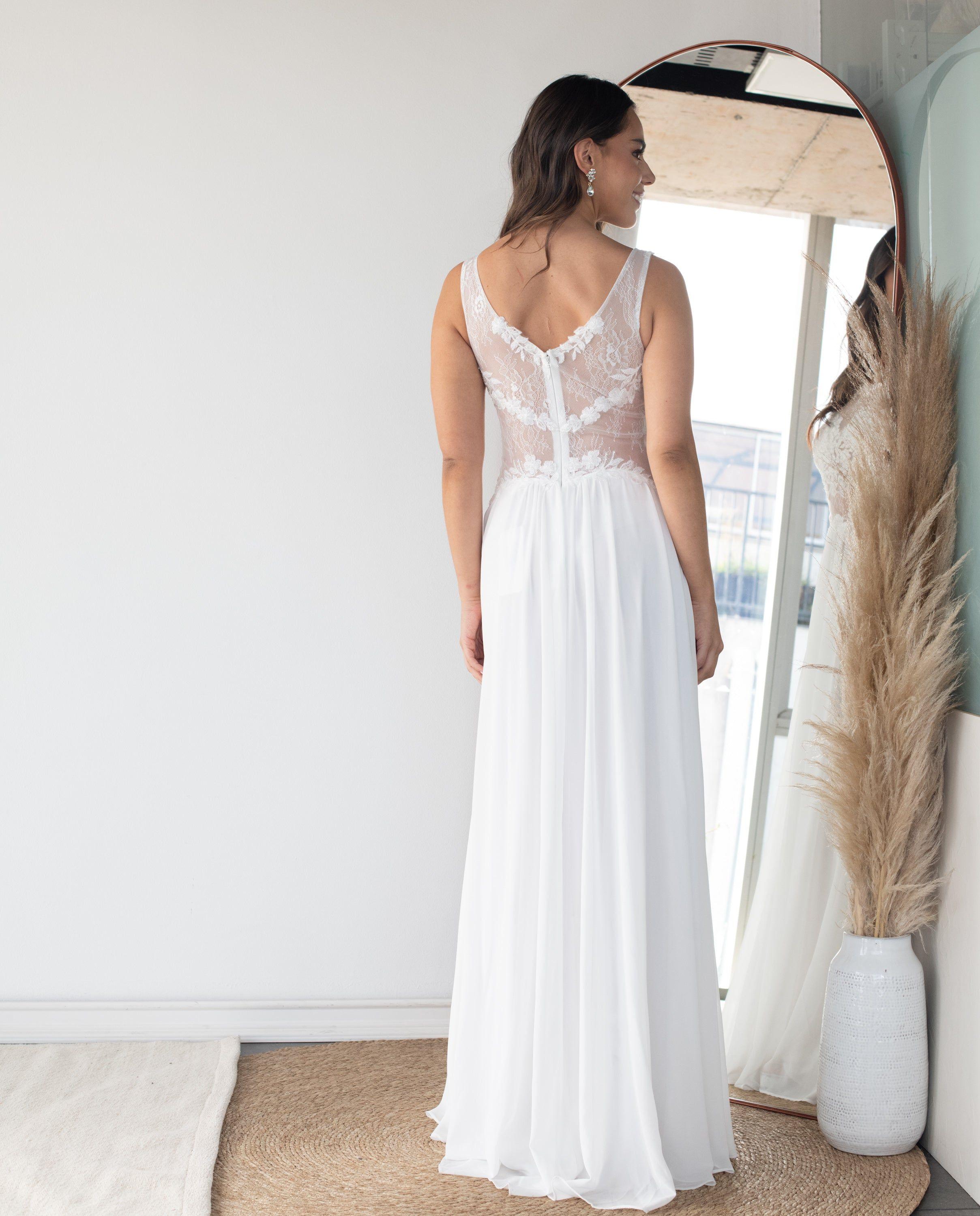 Vestido de Novia Bolonia Blanco-3