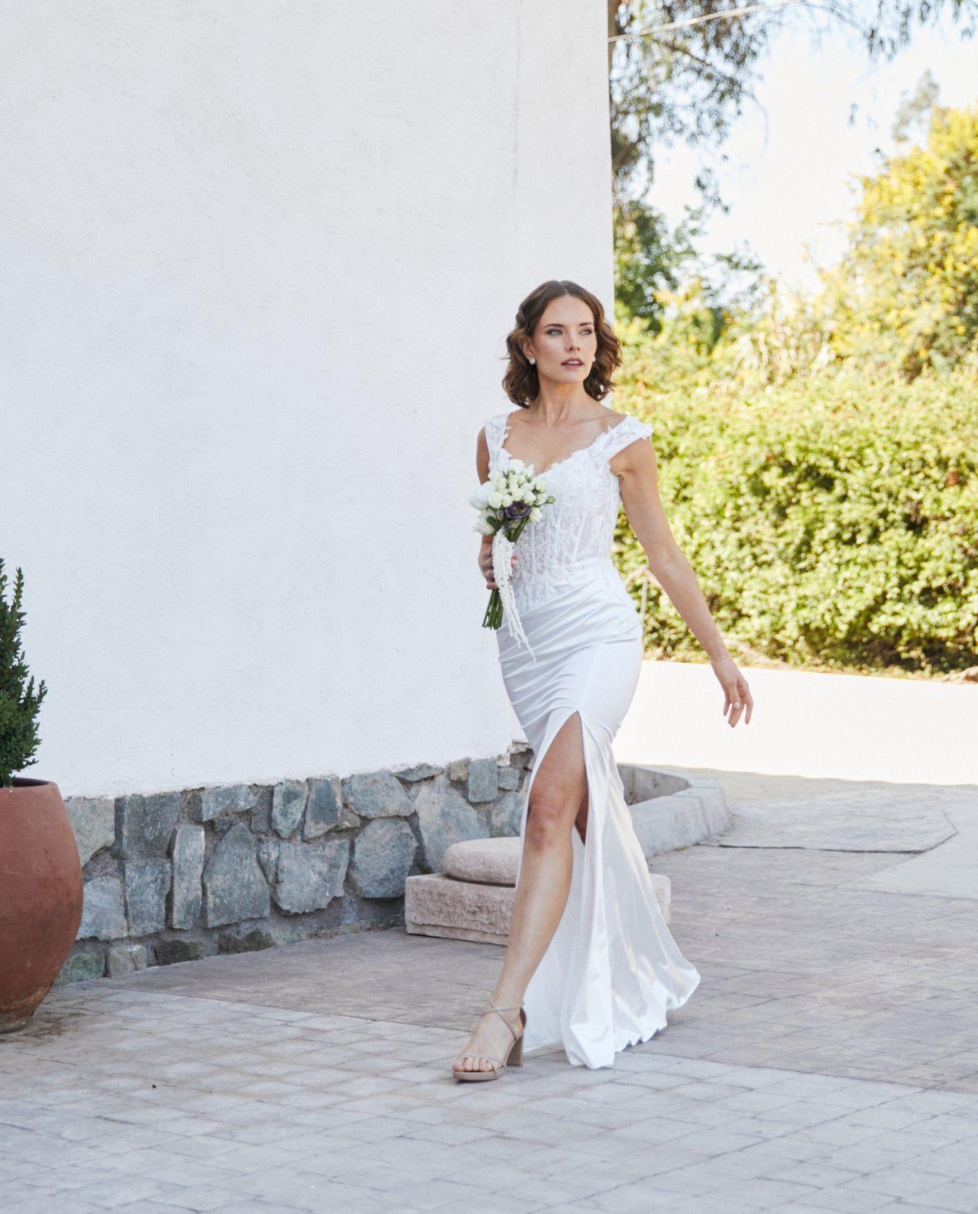Vestido Largo de Novia Mai Blanco-6