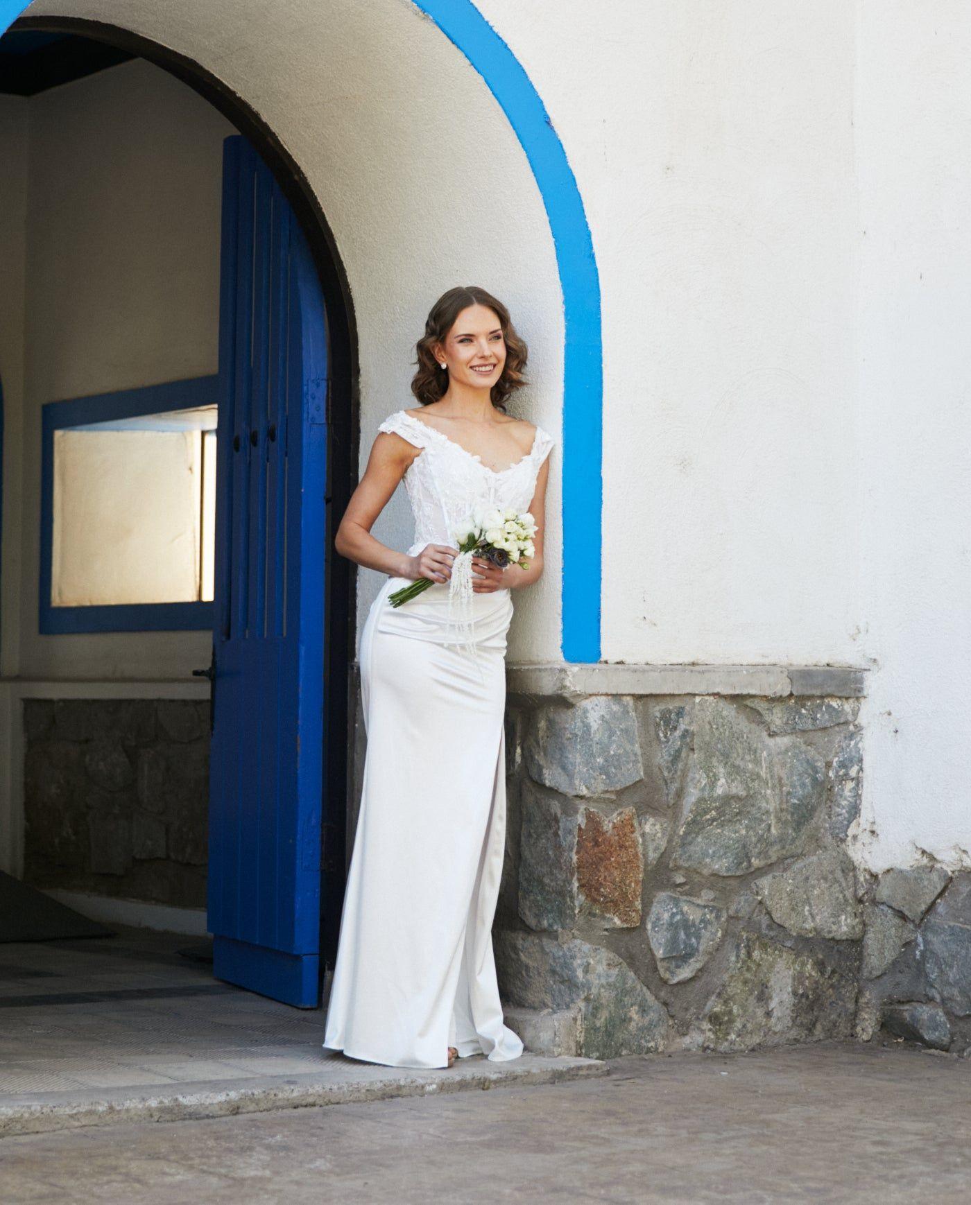 Vestido Largo de Novia Mai Blanco-9